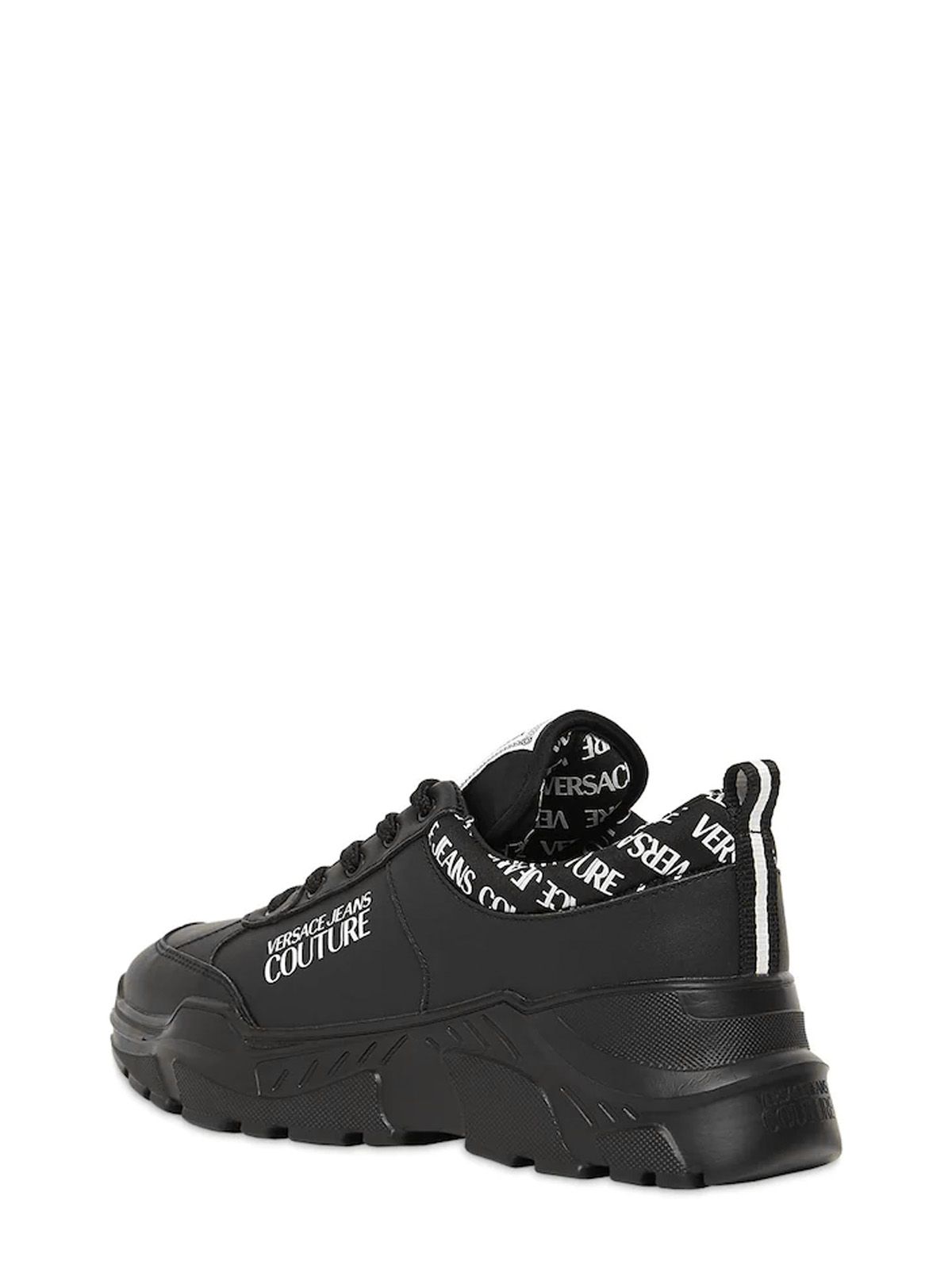 Black 'Speedtrack' sneakers | VERSACE JEANS COUTURE