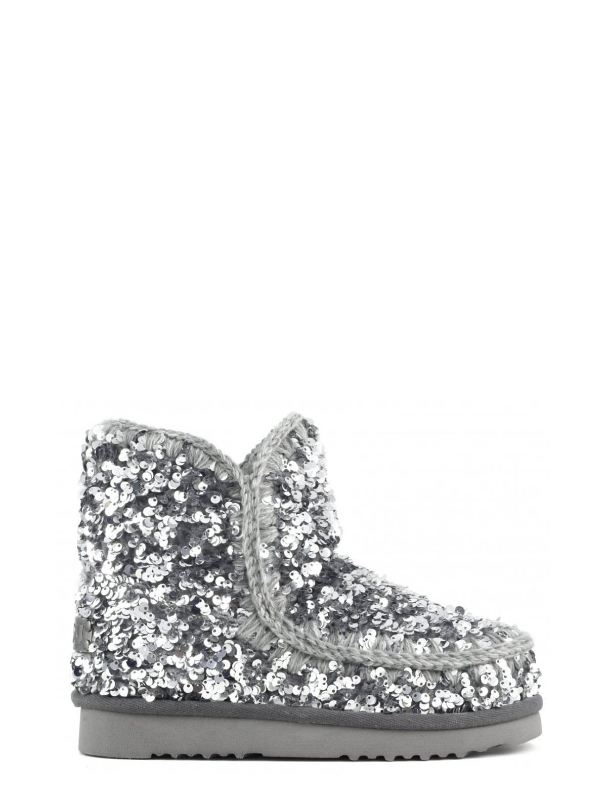 sequin ankle boot