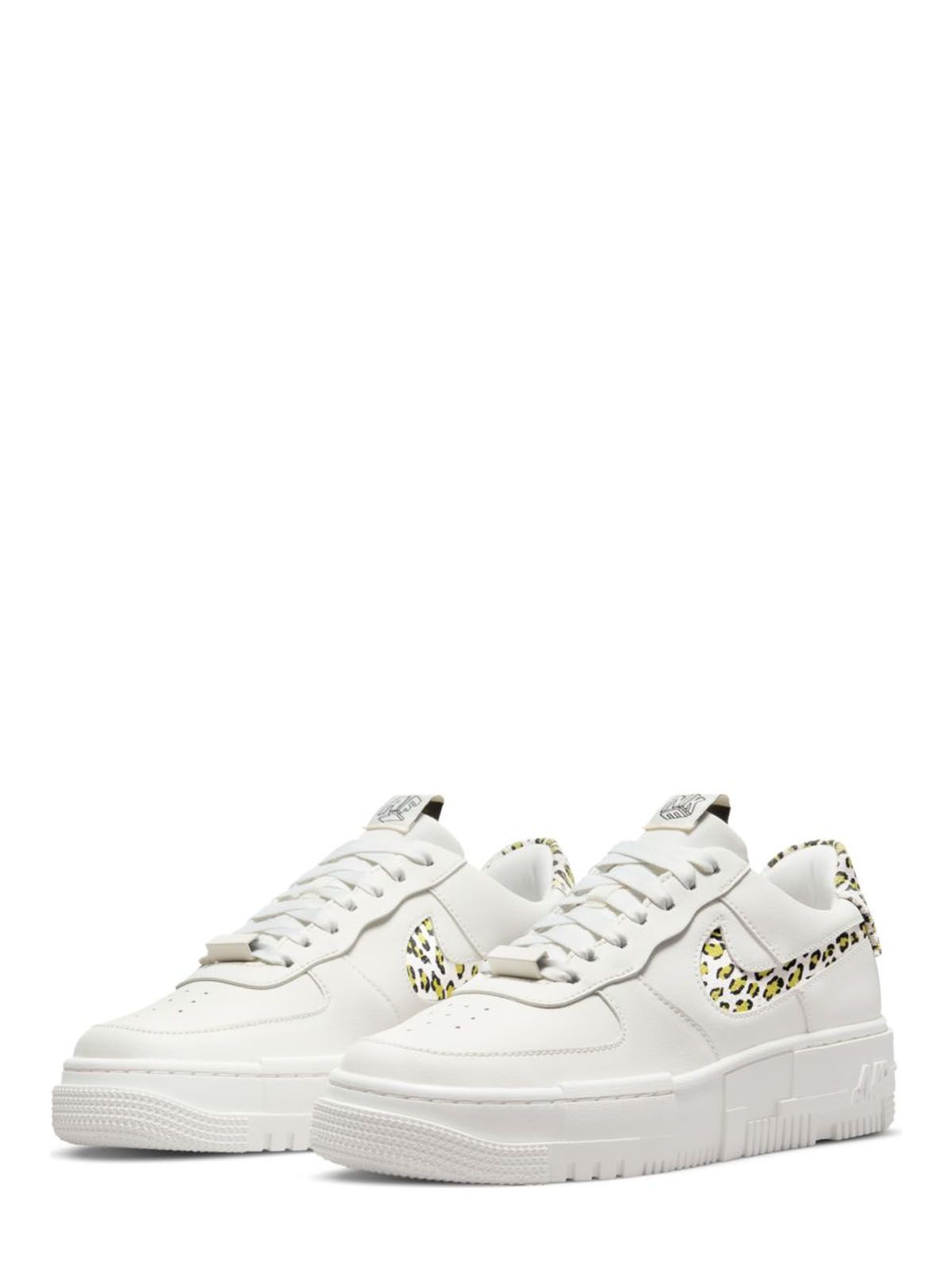 White/yellow 'Air Force 1 Pixel SE' sneakers | NIKE