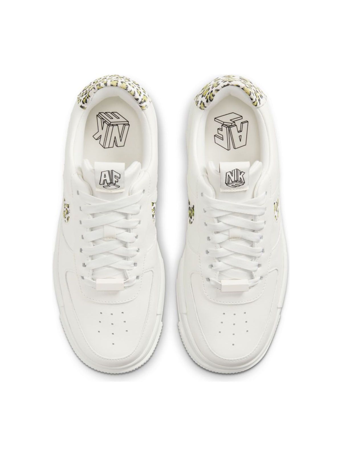 White/yellow 'Air Force 1 Pixel SE' sneakers | NIKE