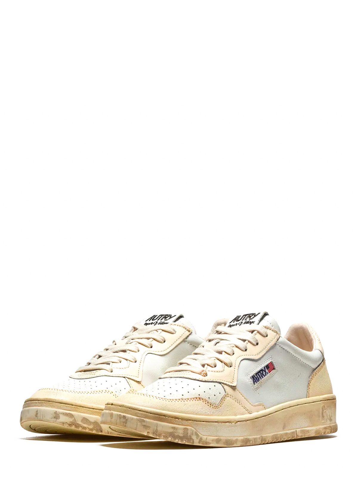 Sneakers bianche/avorio 'Medalist Low Super Vintage' | AUTRY