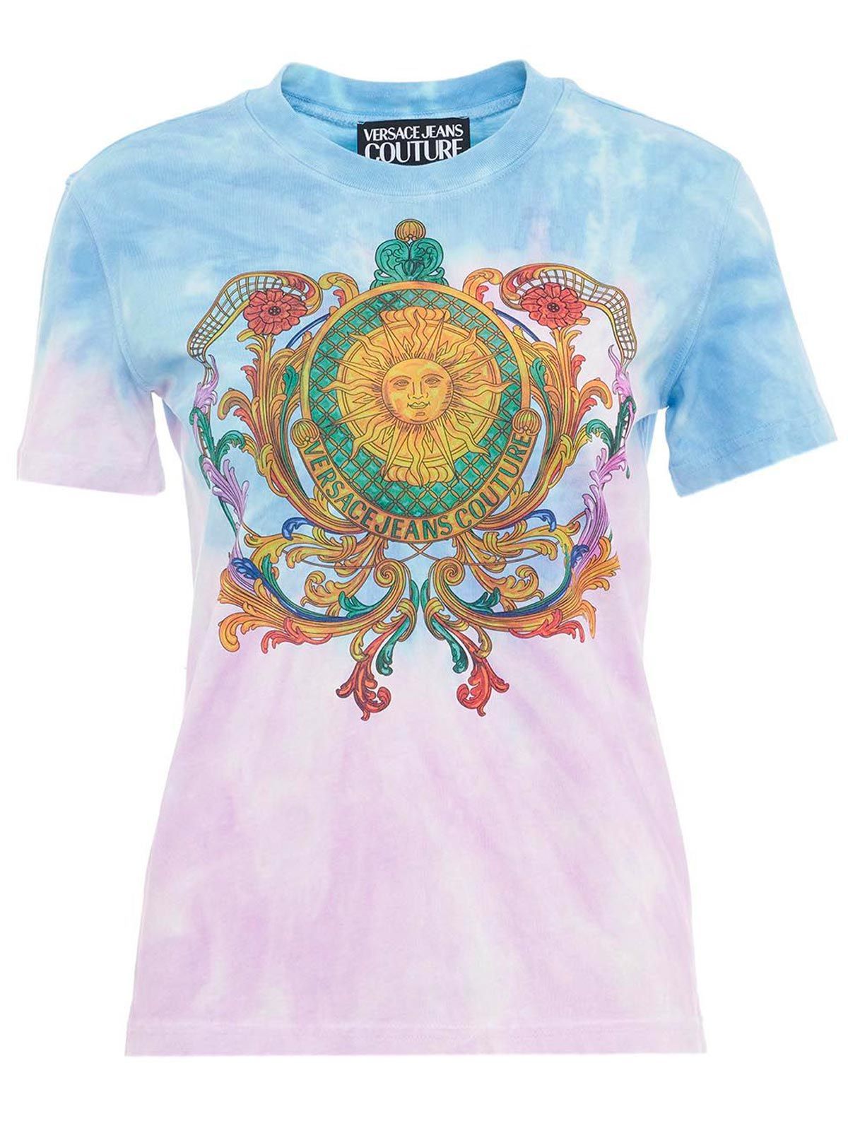 versace tie dye t shirt