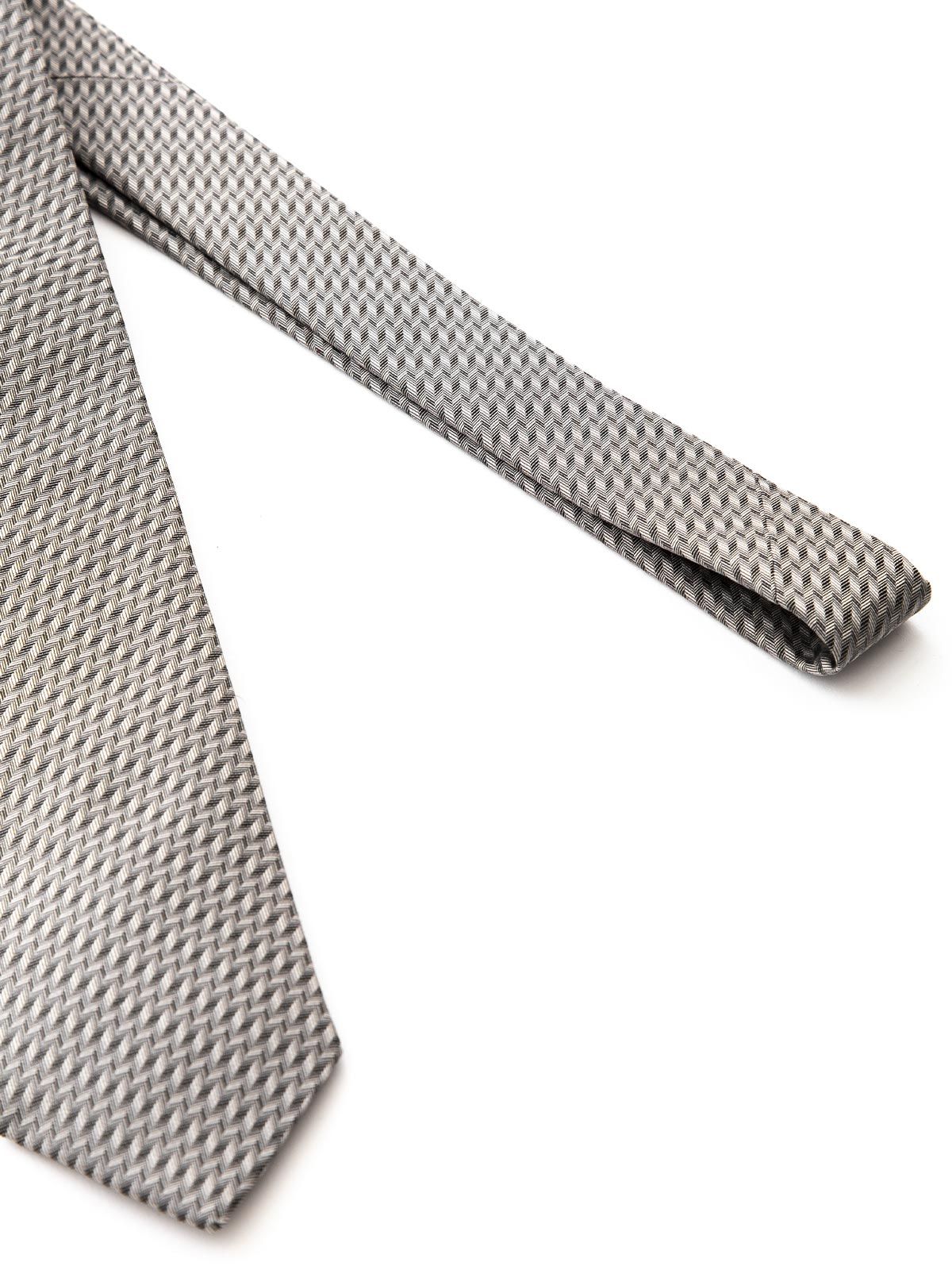 Grey grisaille tie  LEQARANT