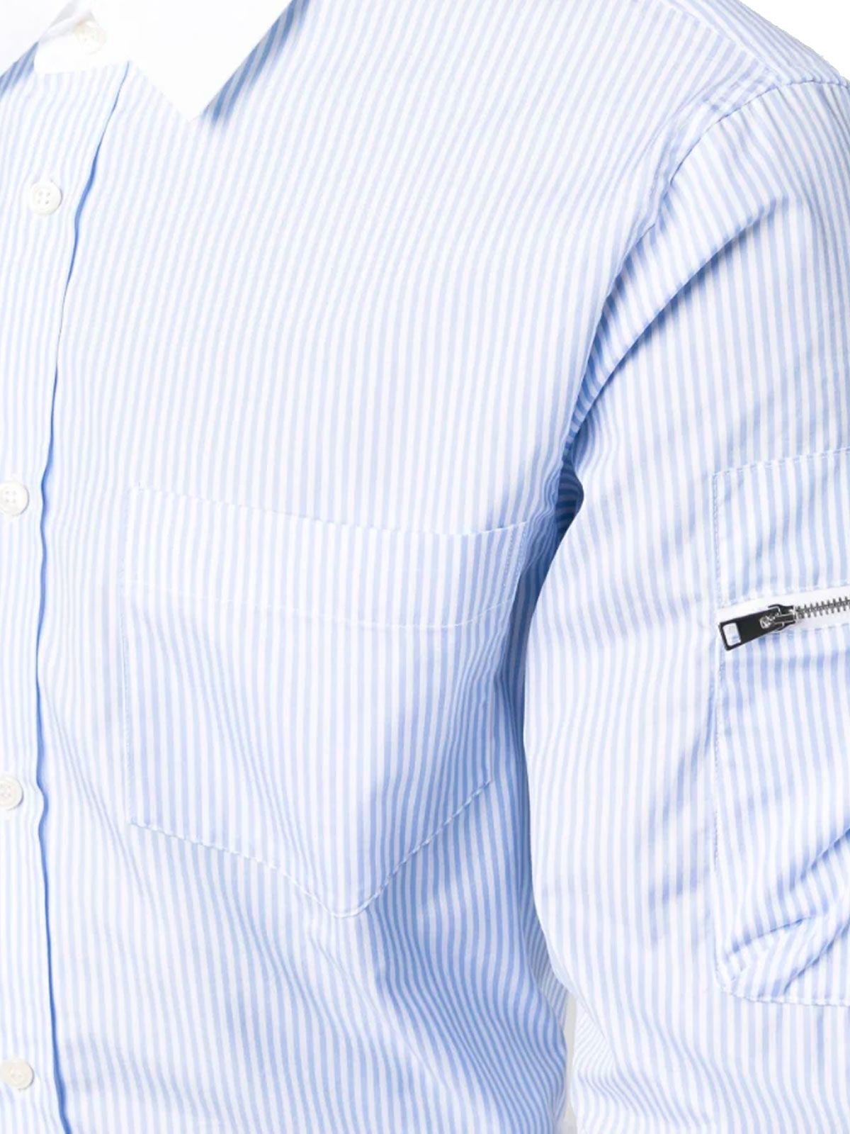Striped light blue shirt 