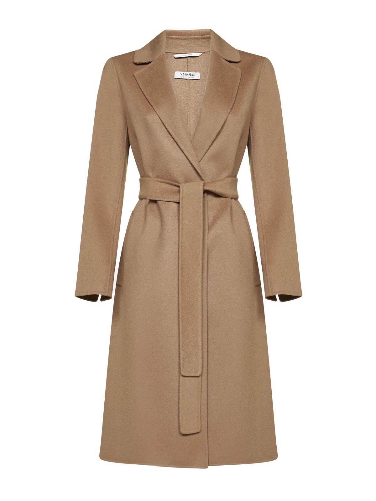 Camel Ebano S Max Mara Algeri Coat S Max Mara Coat New Arrivals
