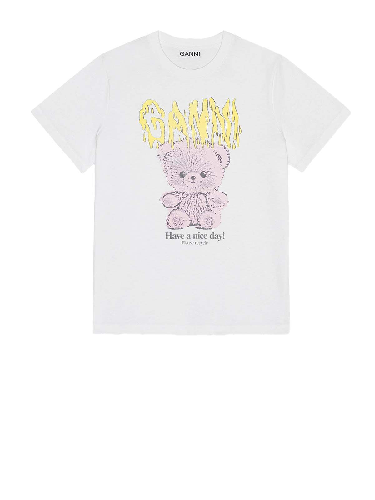 Basic Cotton Jersey Teddy Relaxed T-shirt