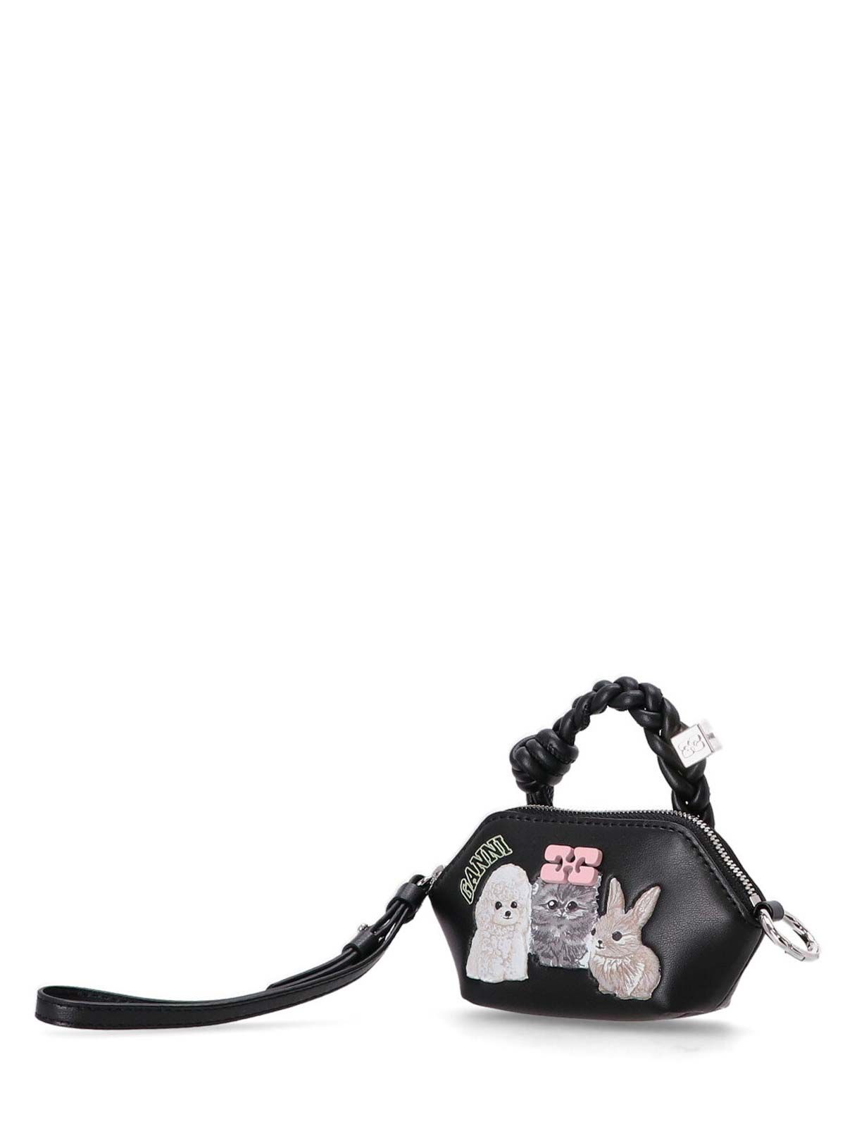 Ganni ◆ Bou Bag Nano Animals - Black【 残りわずか】 Ganni - Nano GANNI Bou Bag | HBX - Globally Curated Fashion