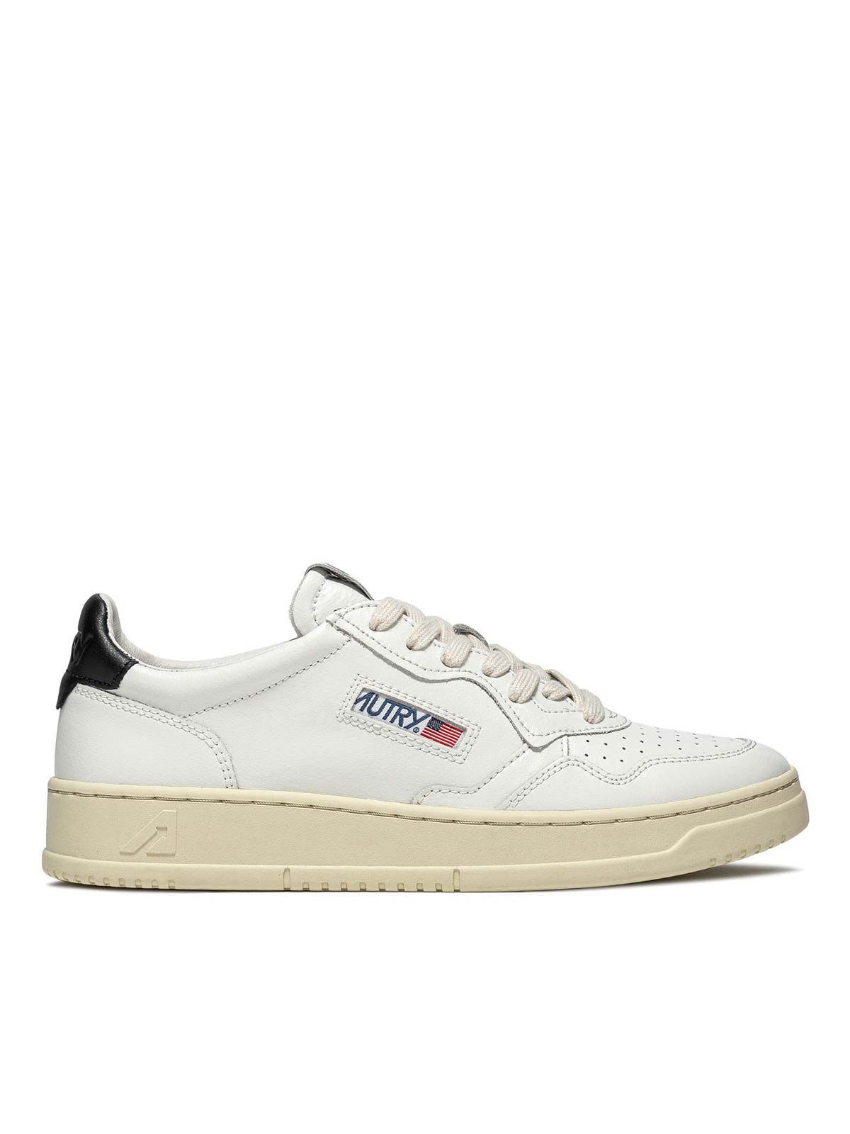 スニーカー AUTRY Women Sneakers AULWLS WHITE Autry Medalist Low White for Woman in Leather Autry