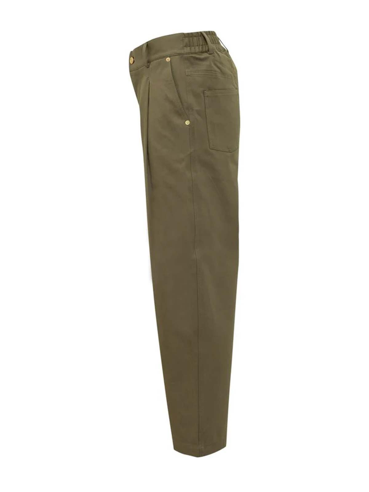 CROPPED TWILL PANT DROLE DE MONSIEUR