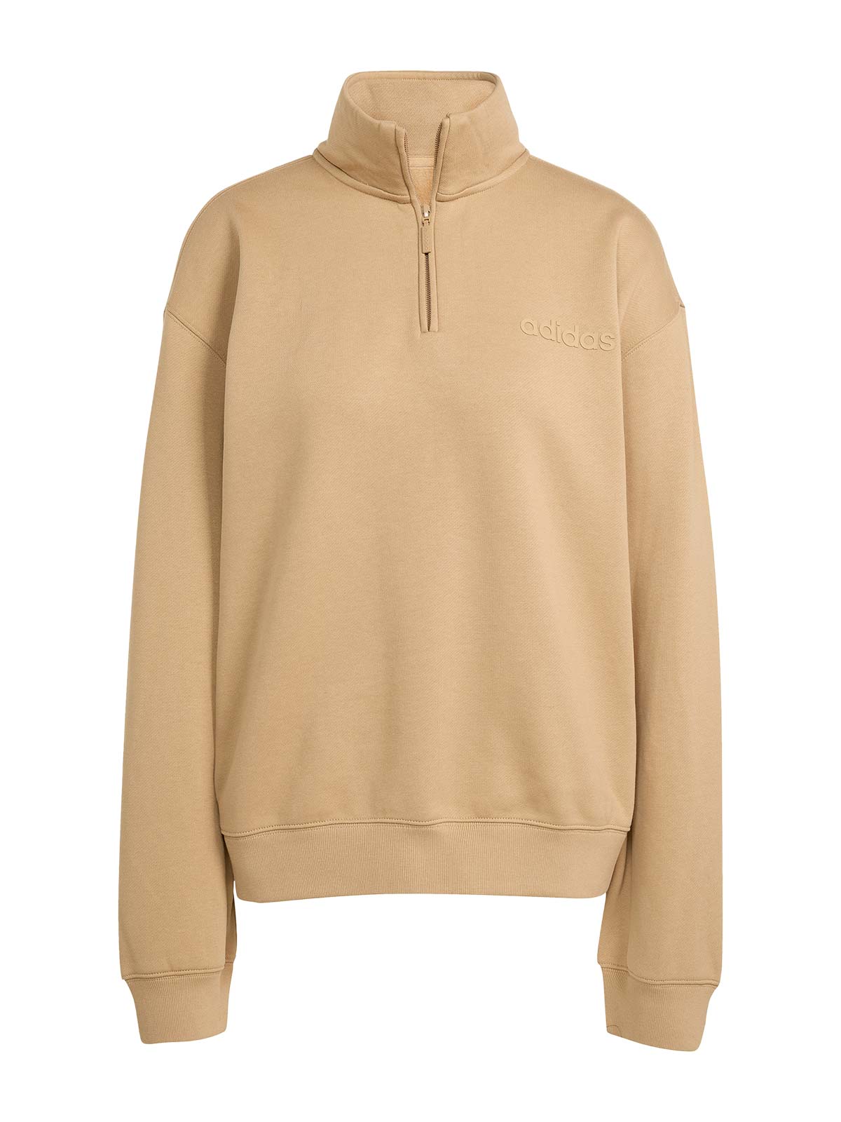 Quarter-Zip Sweatshirt beige