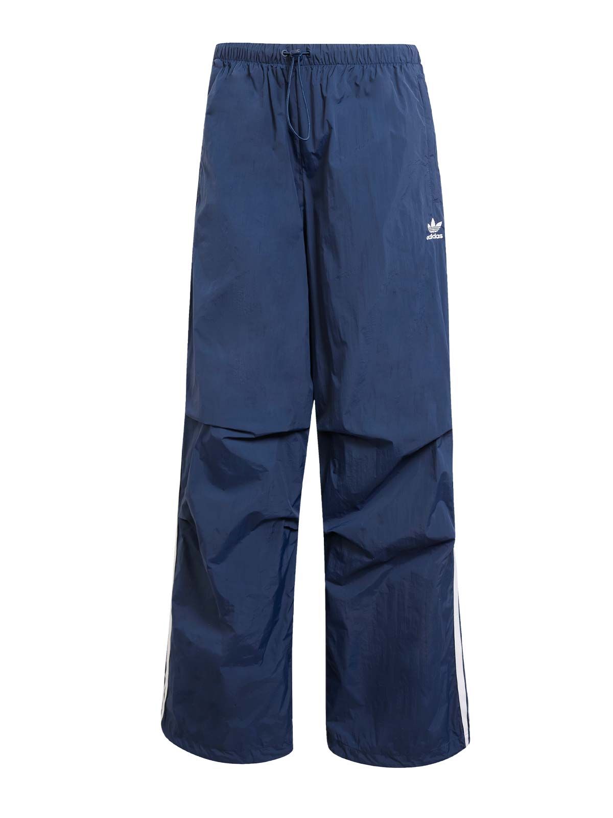 Pantaloni parachute blu notte