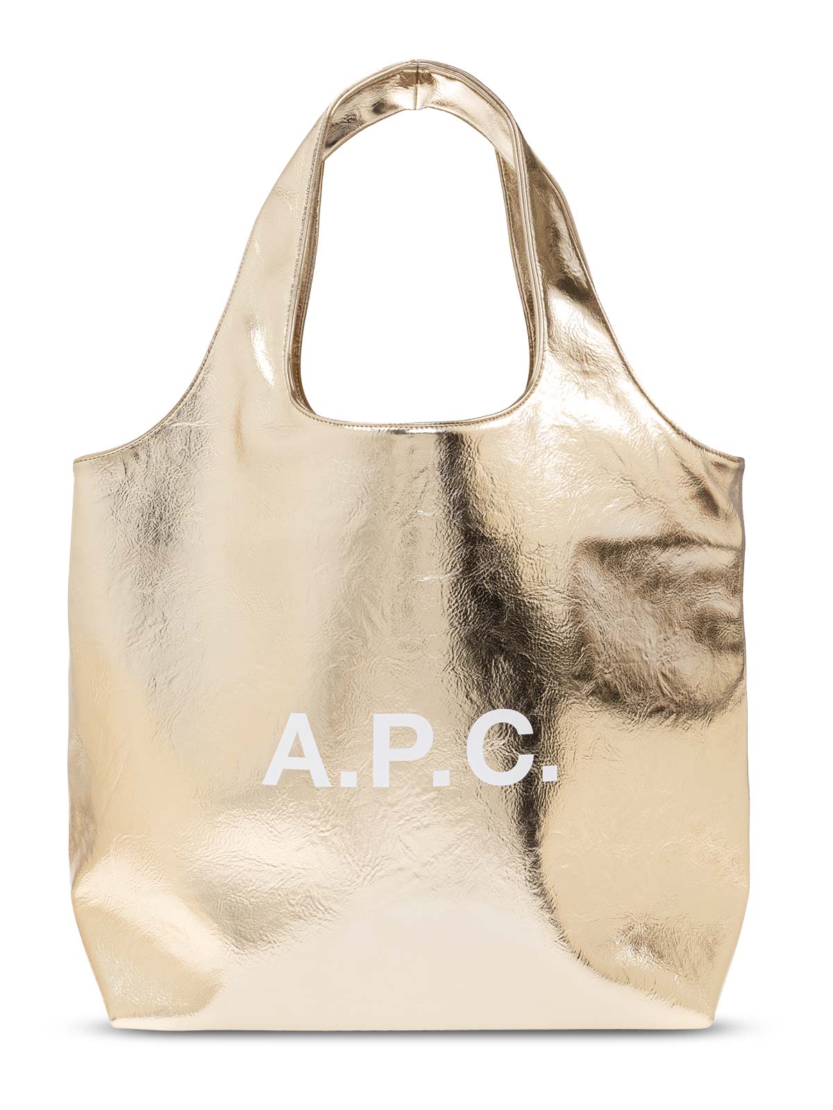 Metallic Gold Shopper Bag