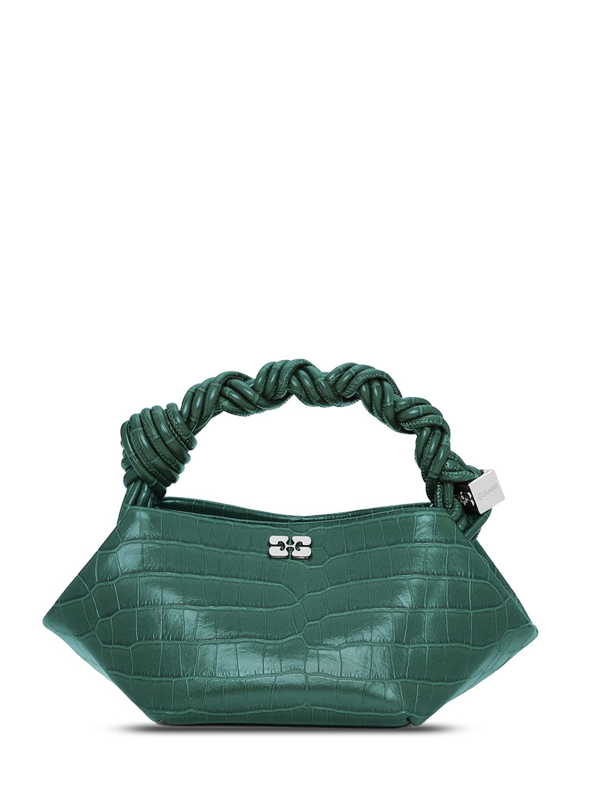 Borsa Bou Mini verde coccodrillo