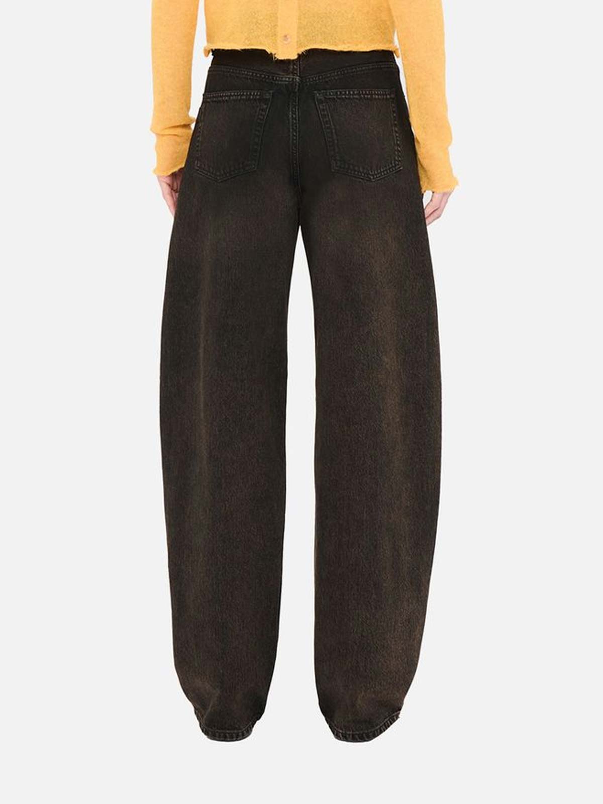 デニム・ジーパン HAIKURE FW25 BIBI BROWN BLACK (HEW03351DF174 L0897) BIBI BROWN BLACK Haikure