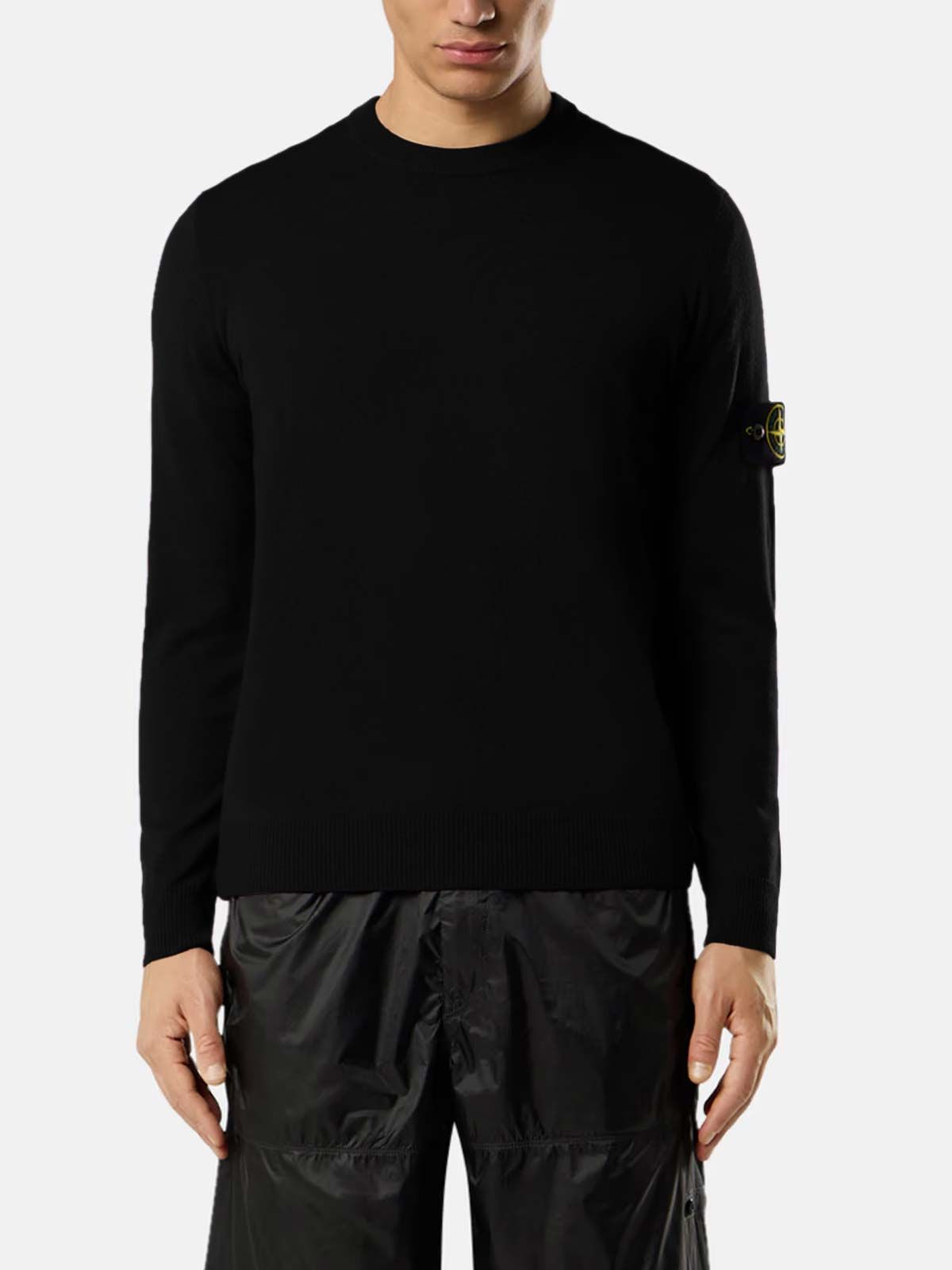Crewneck sweater black STONE ISLAND