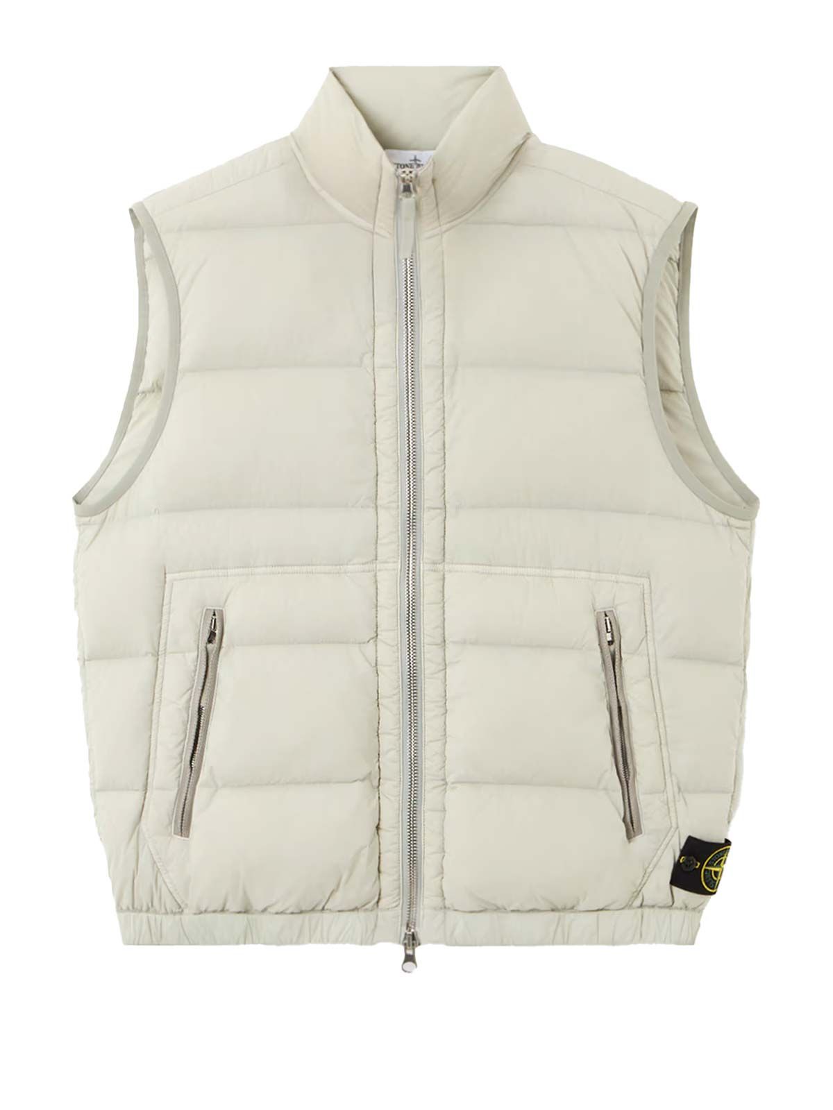 Gilet grigio perla