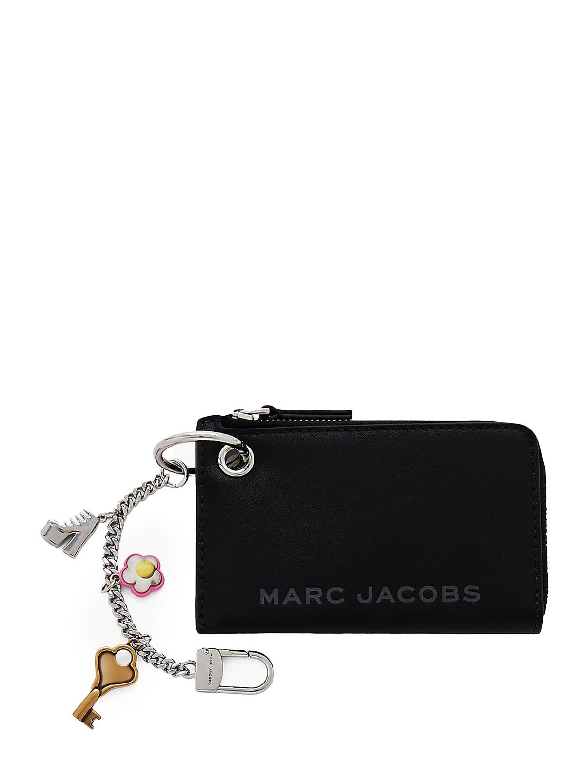 Black charm wallet