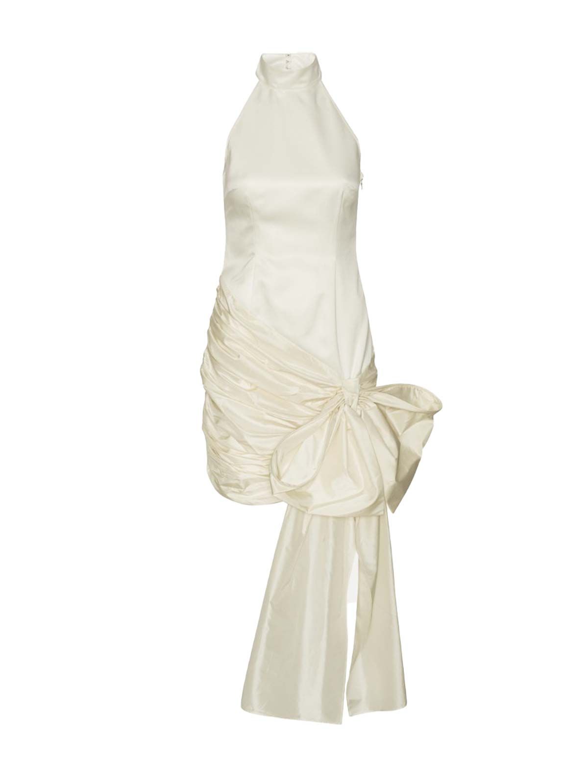 SATIN BOW DRESS