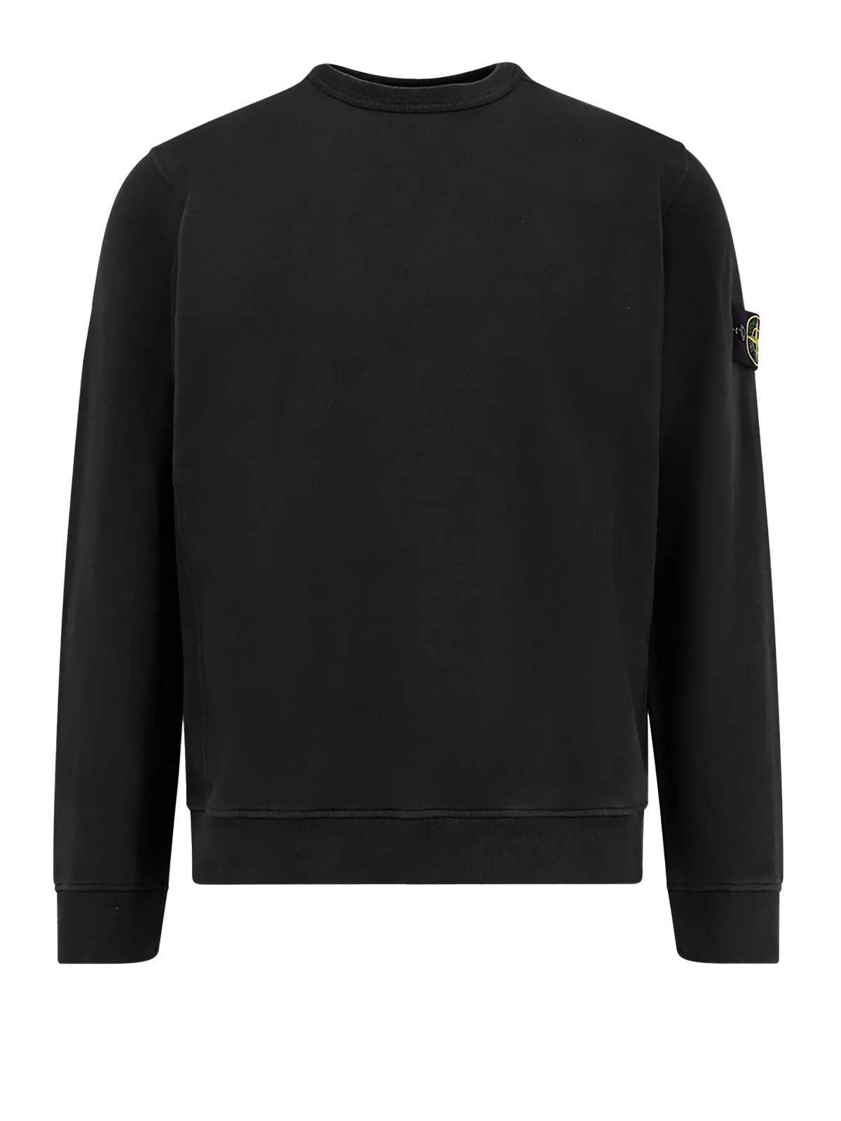 Felpa girocollo nera