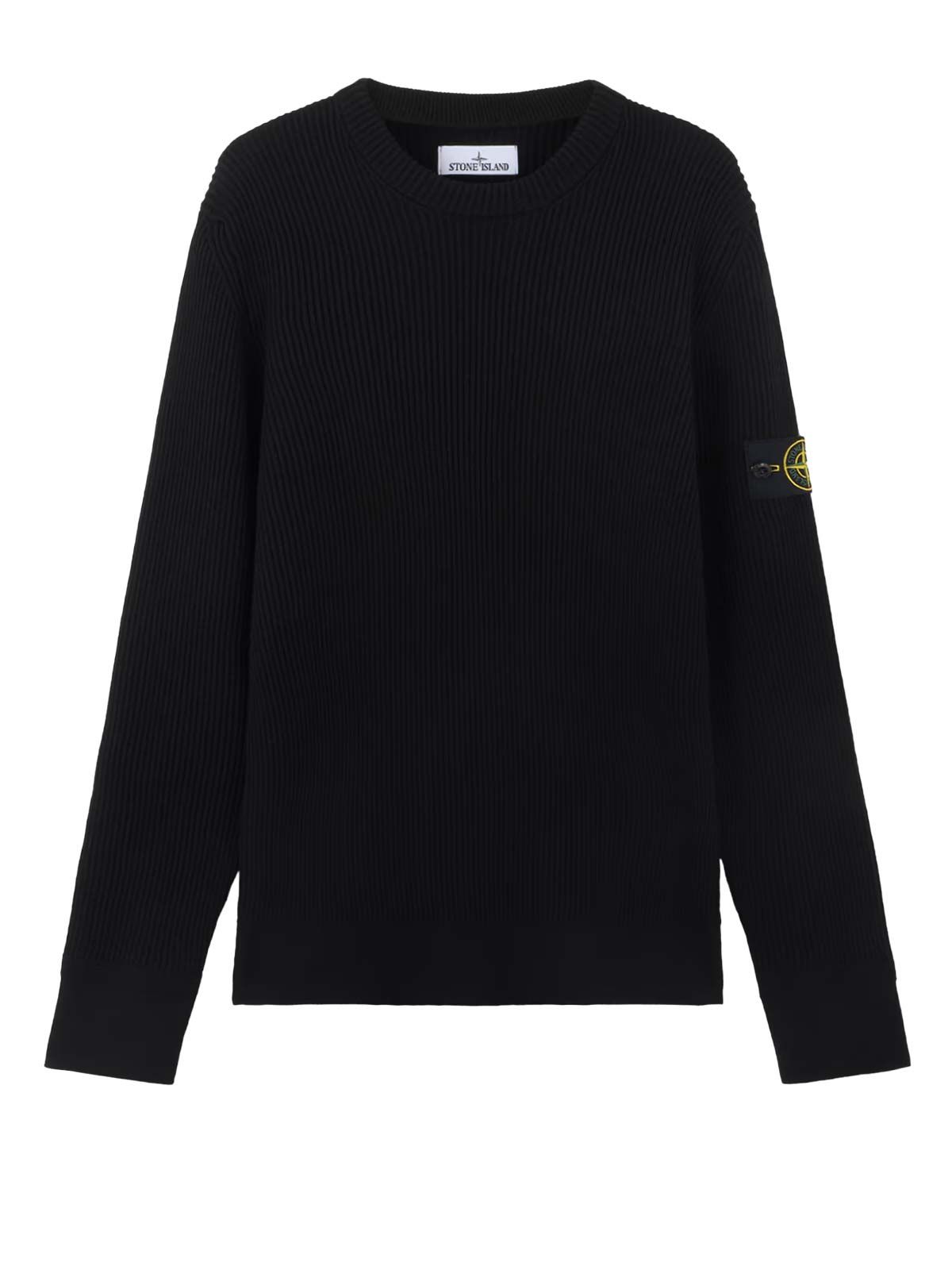 Maglione girocollo nero