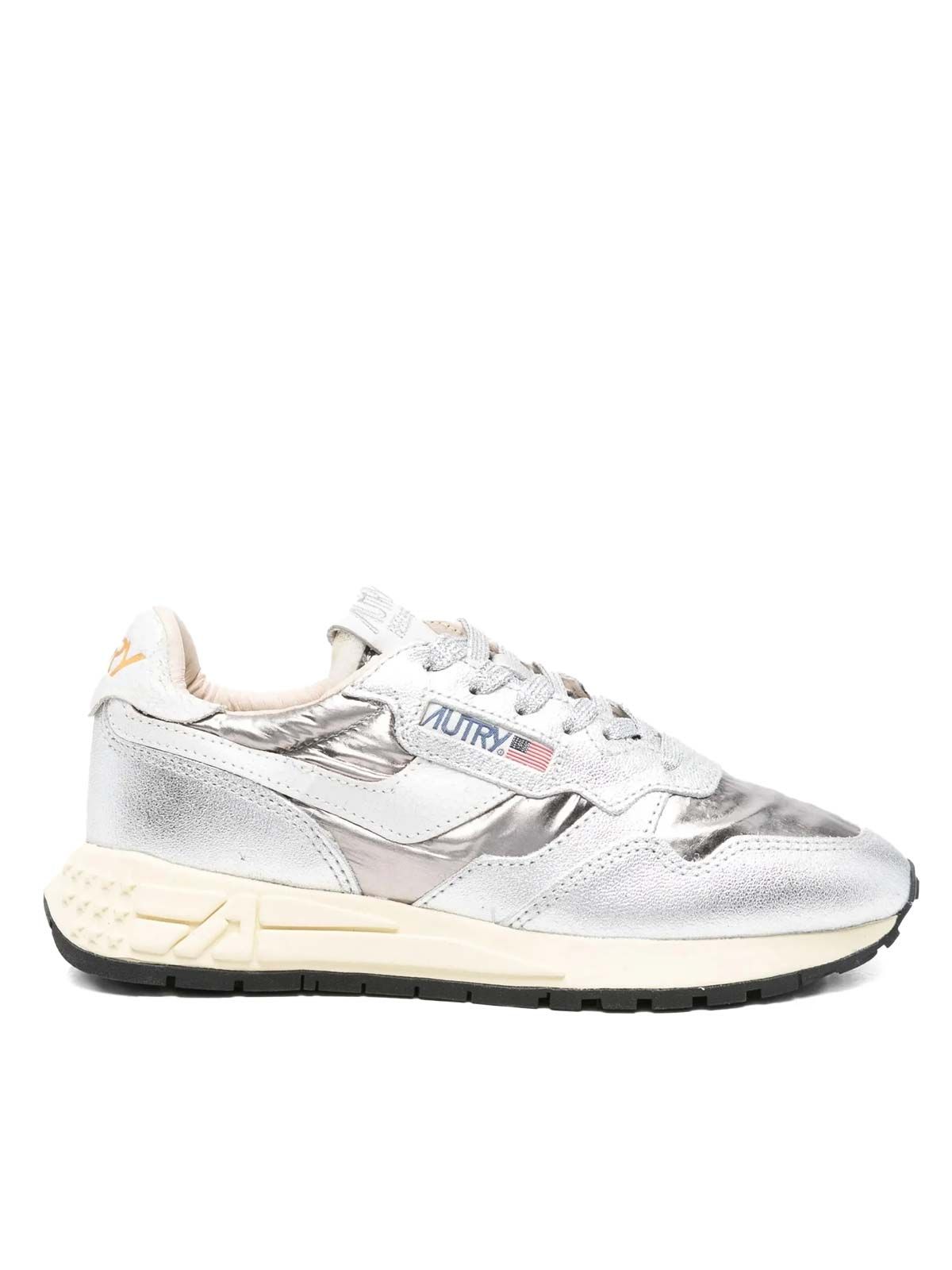 Reelwind Low metallic silver Shoe - Woman