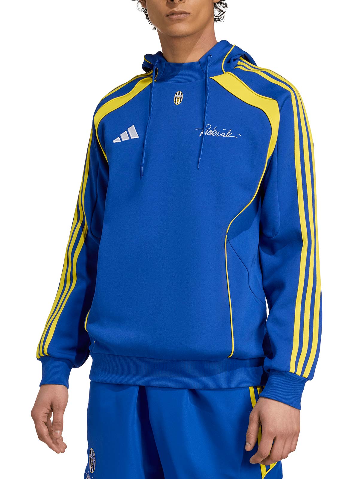 felpa Juventus adidas con cappuccio blu Quaranta Boutique Adidas