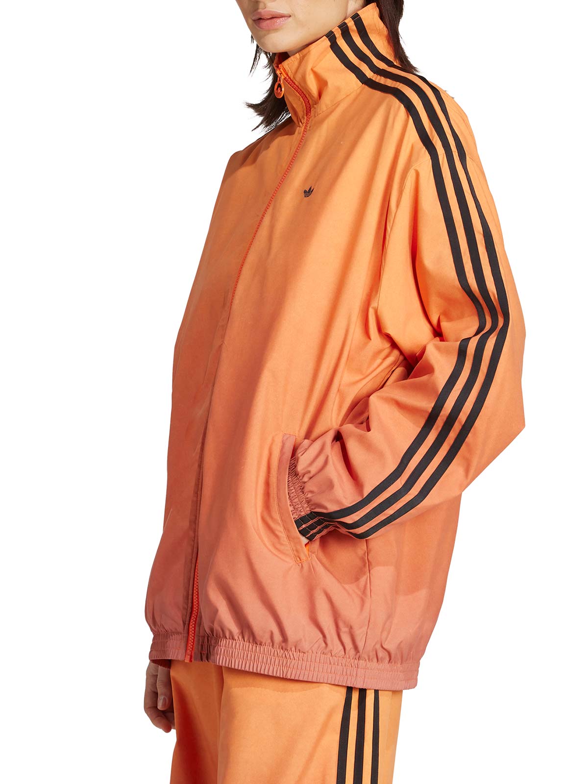 felpa adidas oversize Firebird arancione Quaranta Boutique