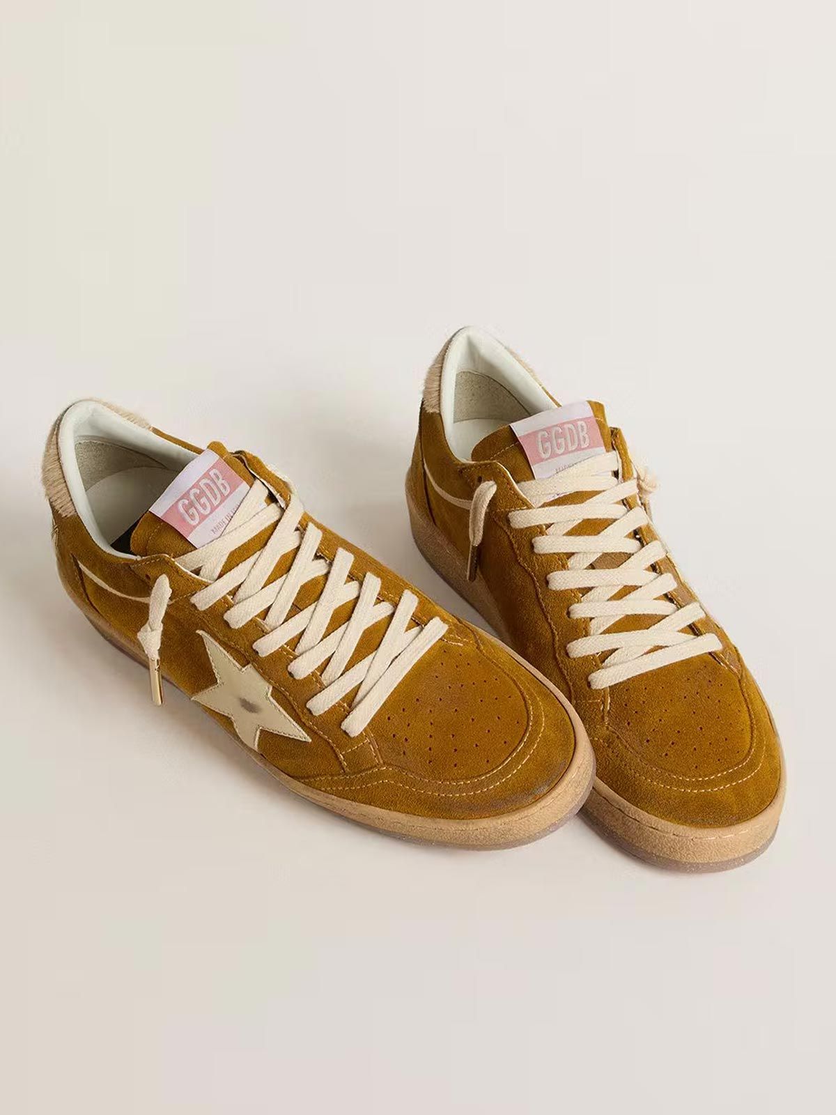 Ball Star camel Shoe - Woman GOLDEN GOOSE