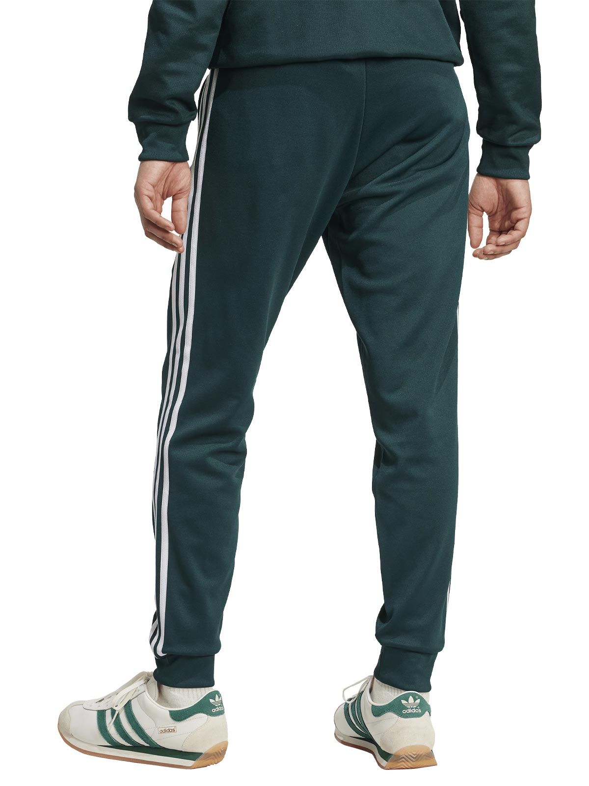 Pantaloni tuta SST verdi ADIDAS ORIGINALS
