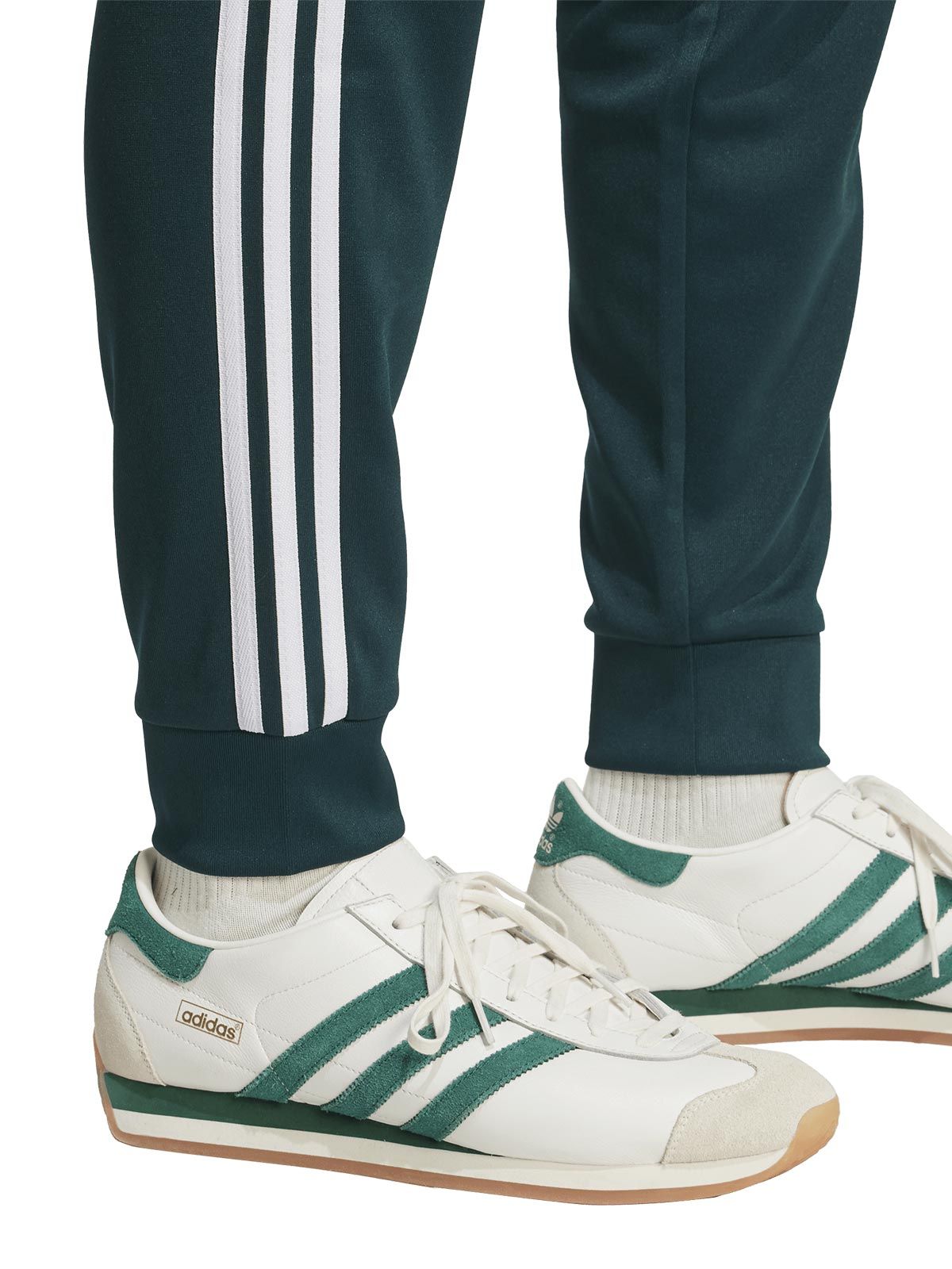 Pantaloni tuta SST verdi ADIDAS ORIGINALS