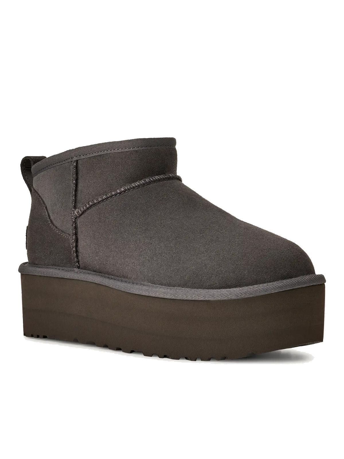 UGG Classic Ultra Mini Platform grey boots | Quaranta Boutique Ugg