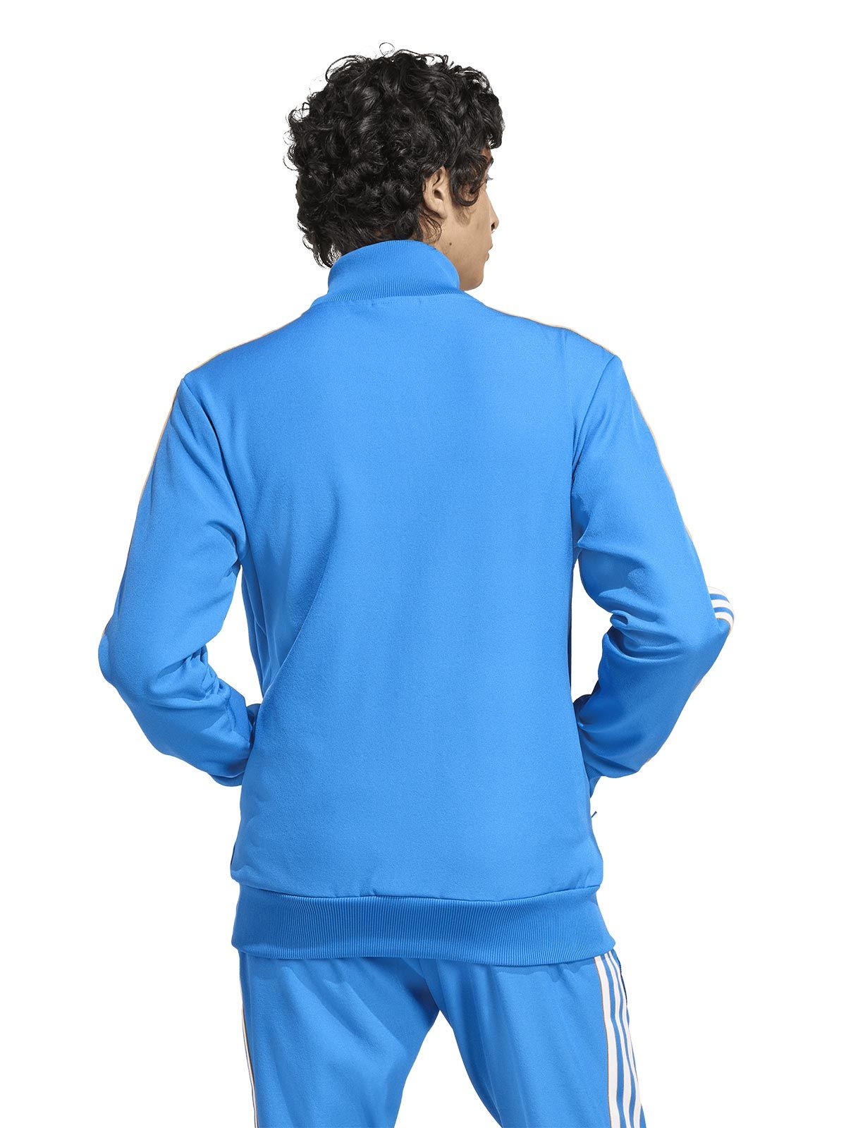 felpa con zip blu da uomo Quaranta Boutique Adidas originals