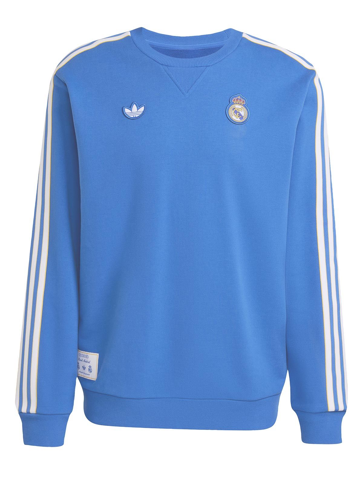 Felpa girocollo Real Madrid azzurra