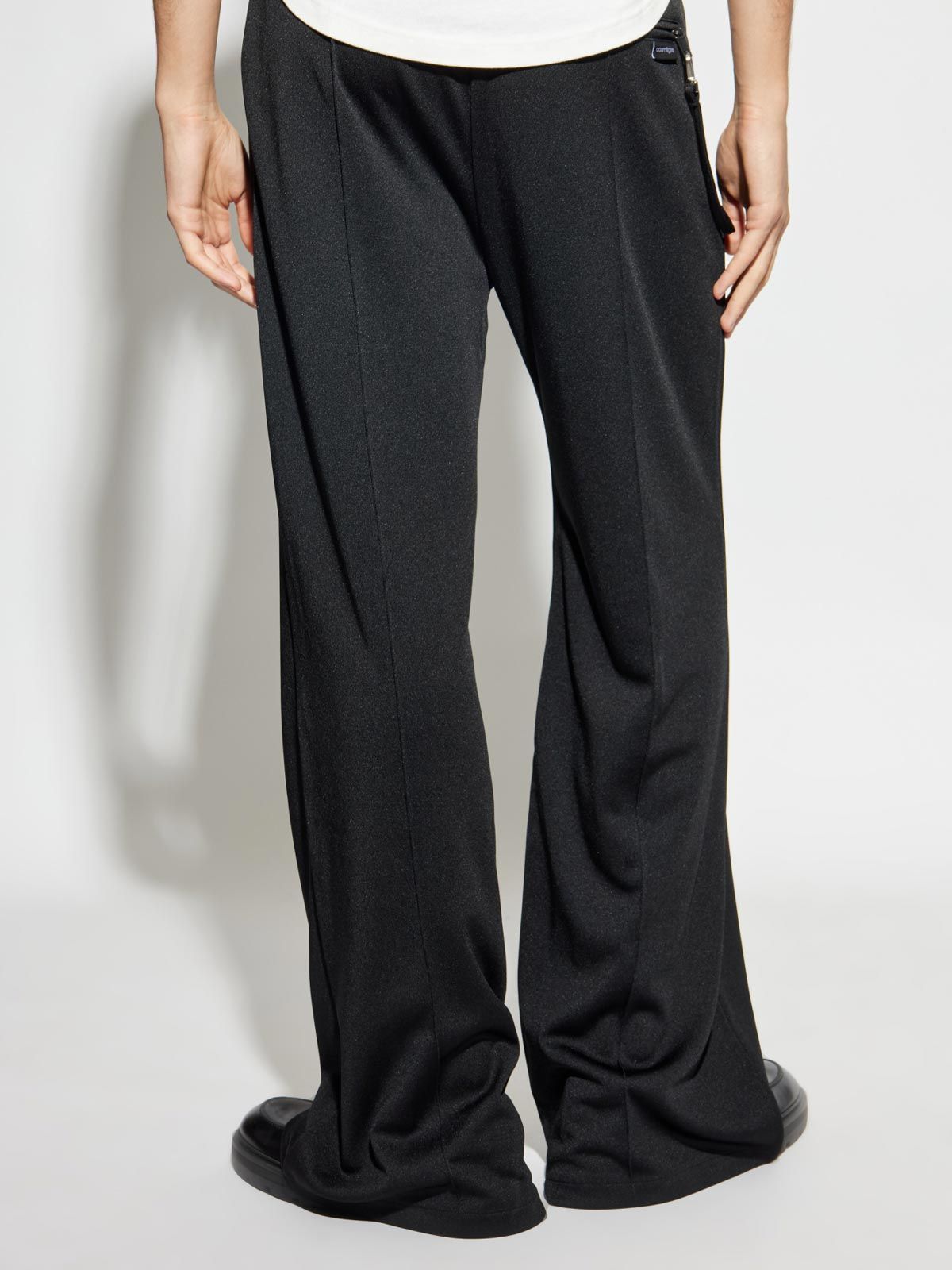 Courrèges INTERLOCK TRACKSUIT PANTS COURRÈGES Interlock appliquéd jersey track jacket | NET-A-PORTER