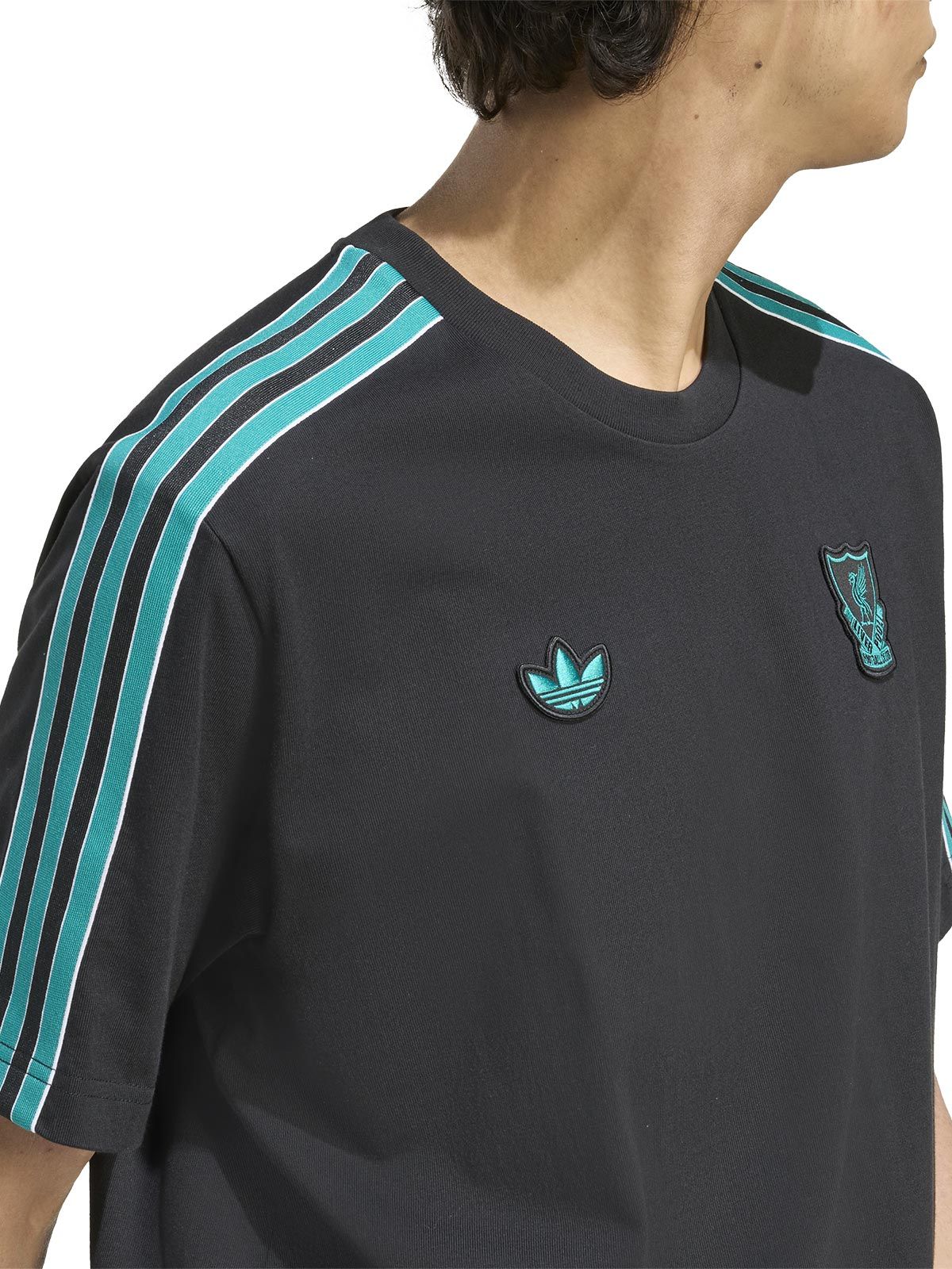 T-shirt adidas Terrace Icons Liverpool FC nera Quaranta Boutique