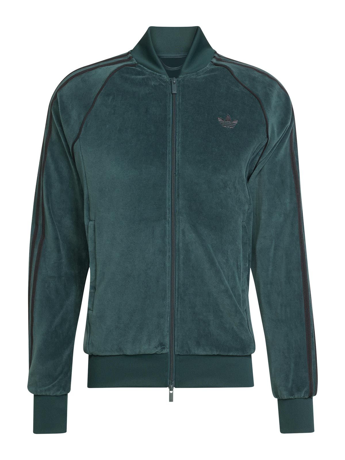 giacca sportiva adidas verde in velluto Quaranta Boutique Adidas