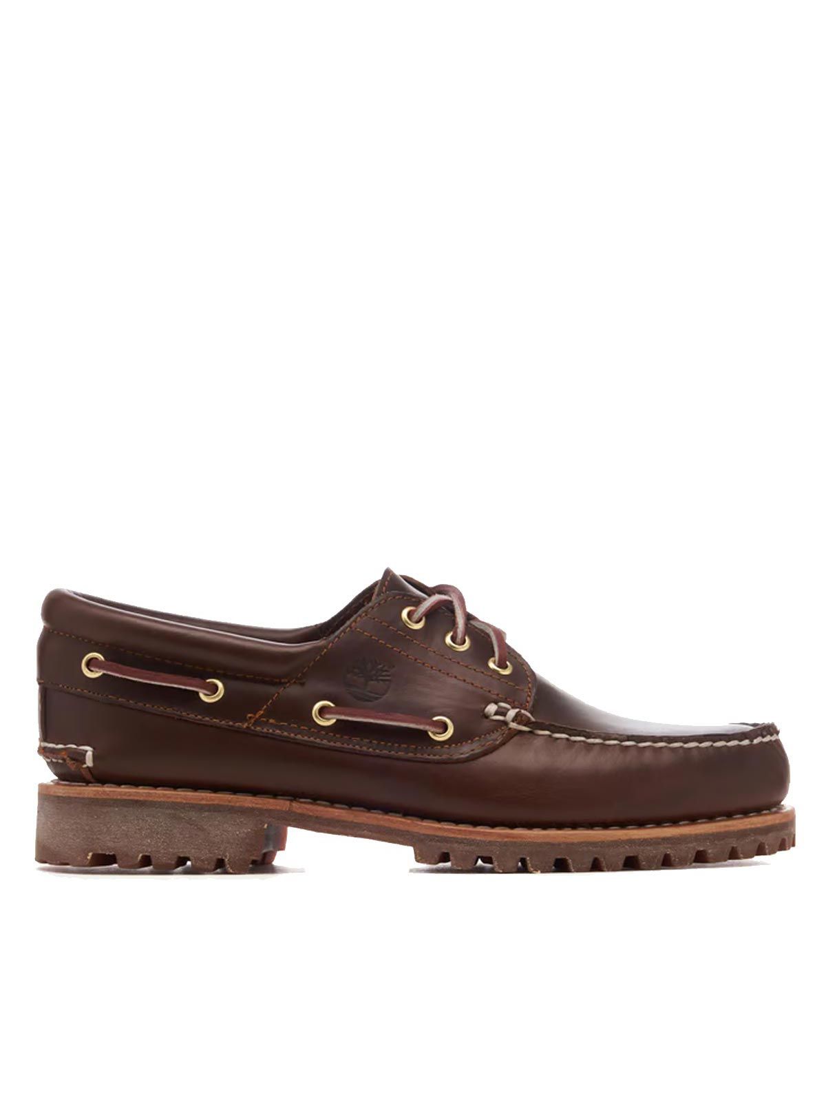 Men's 3-Eye Lug brown Shoe - Man