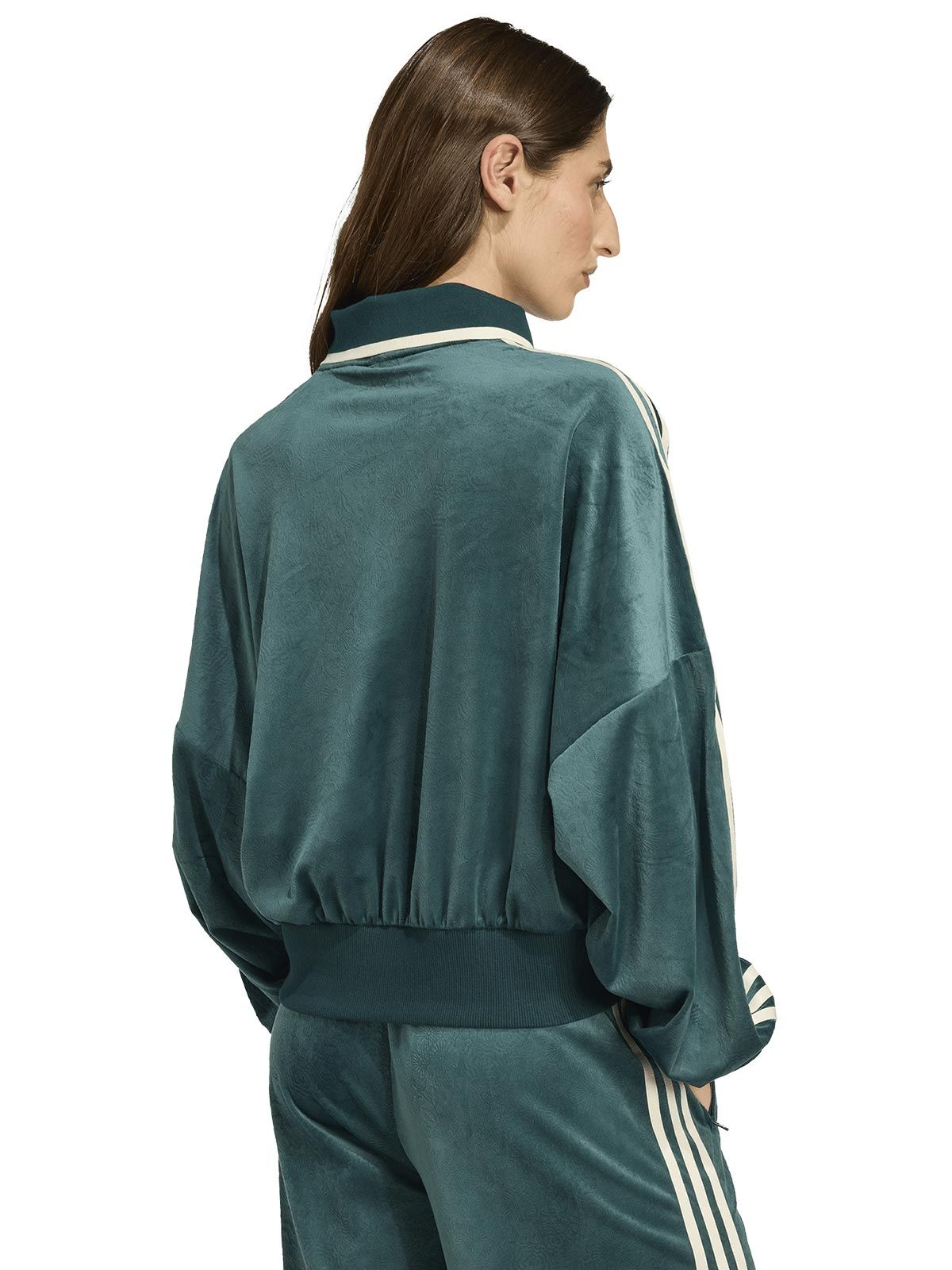 green adidas velour sweatshirt Quaranta Boutique Adidas originals