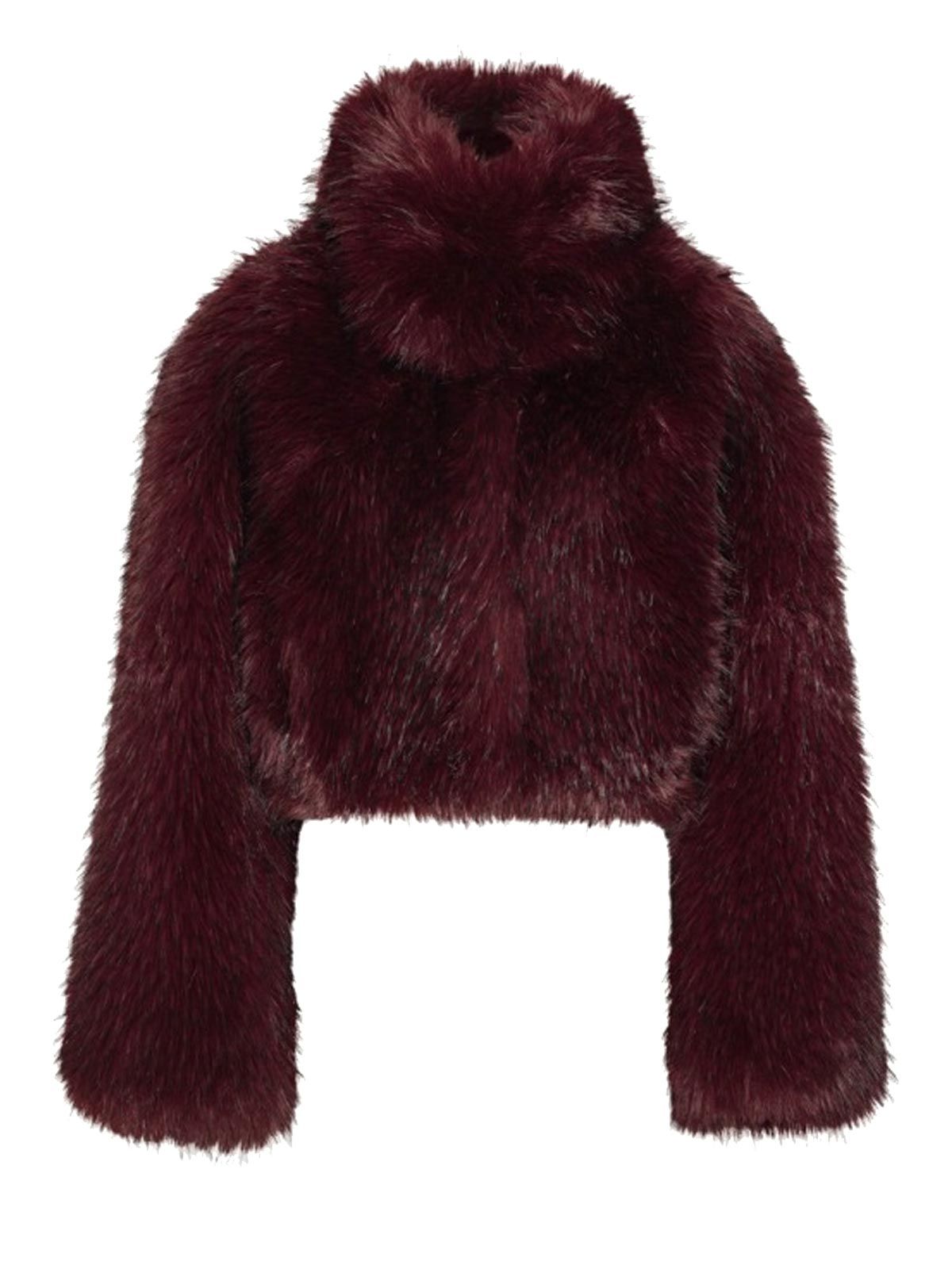 Faux Fur Crop Jacket