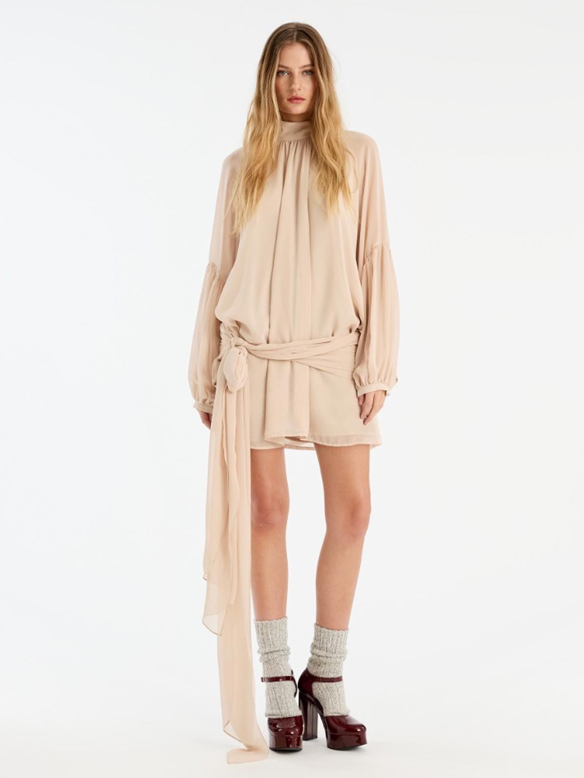 Chiffon Strap Tie Dress ROTATE