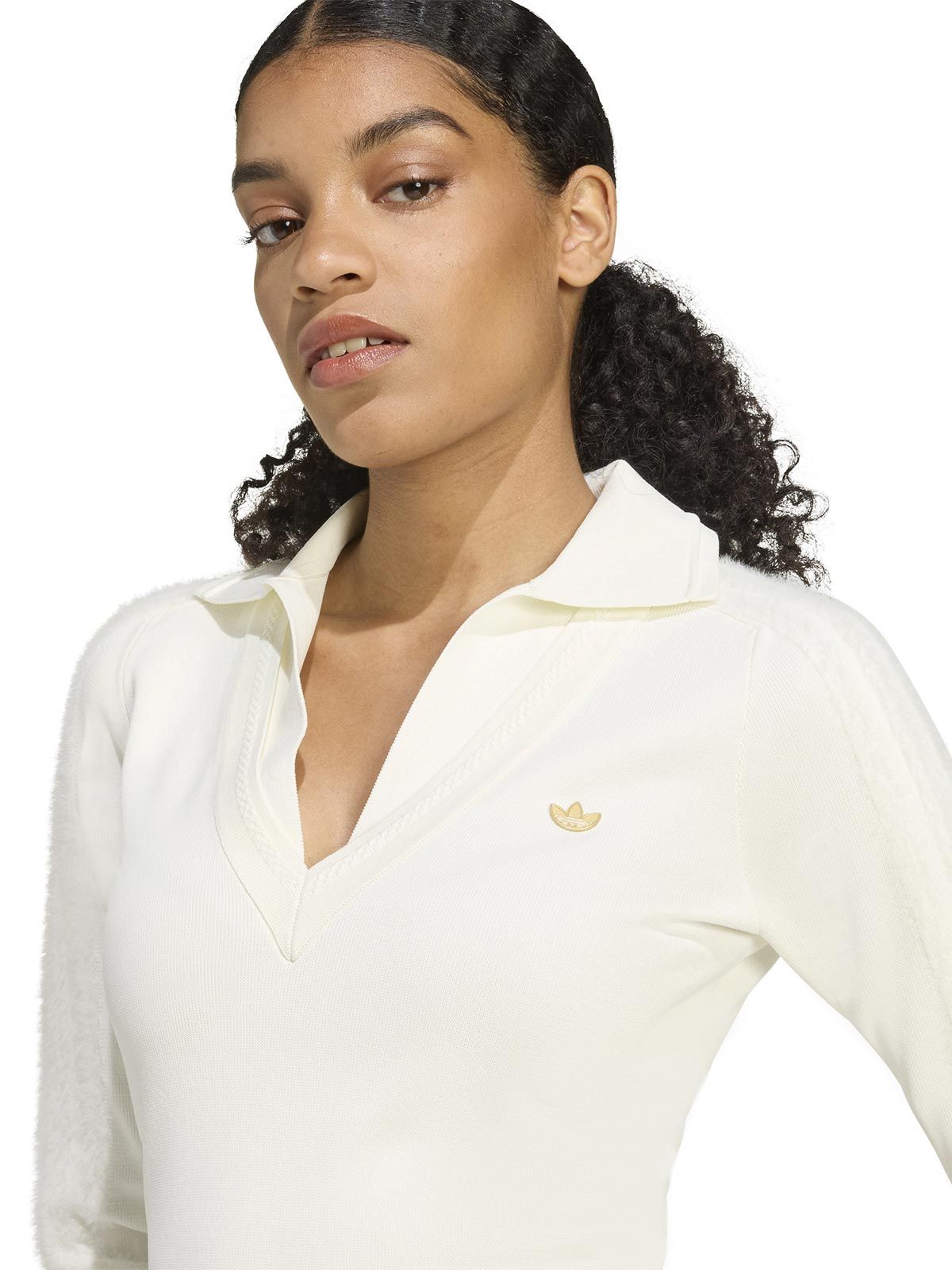 Vestito a maniche lunghe bianco ADIDAS ORIGINALS