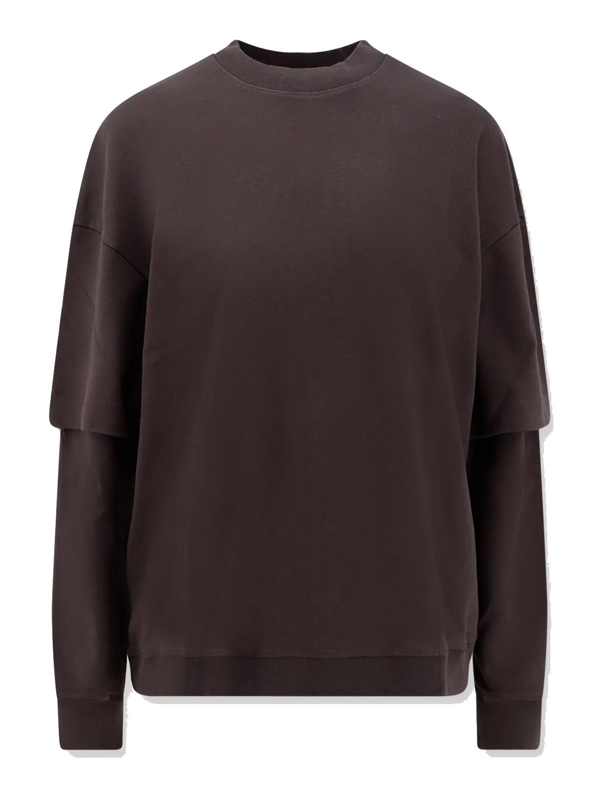 sleeve tee troy double brown 