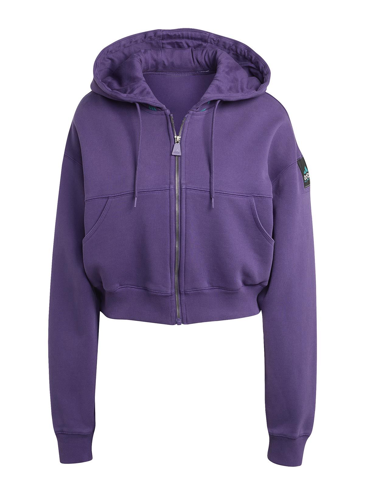 Hooded sweatshirt. purple