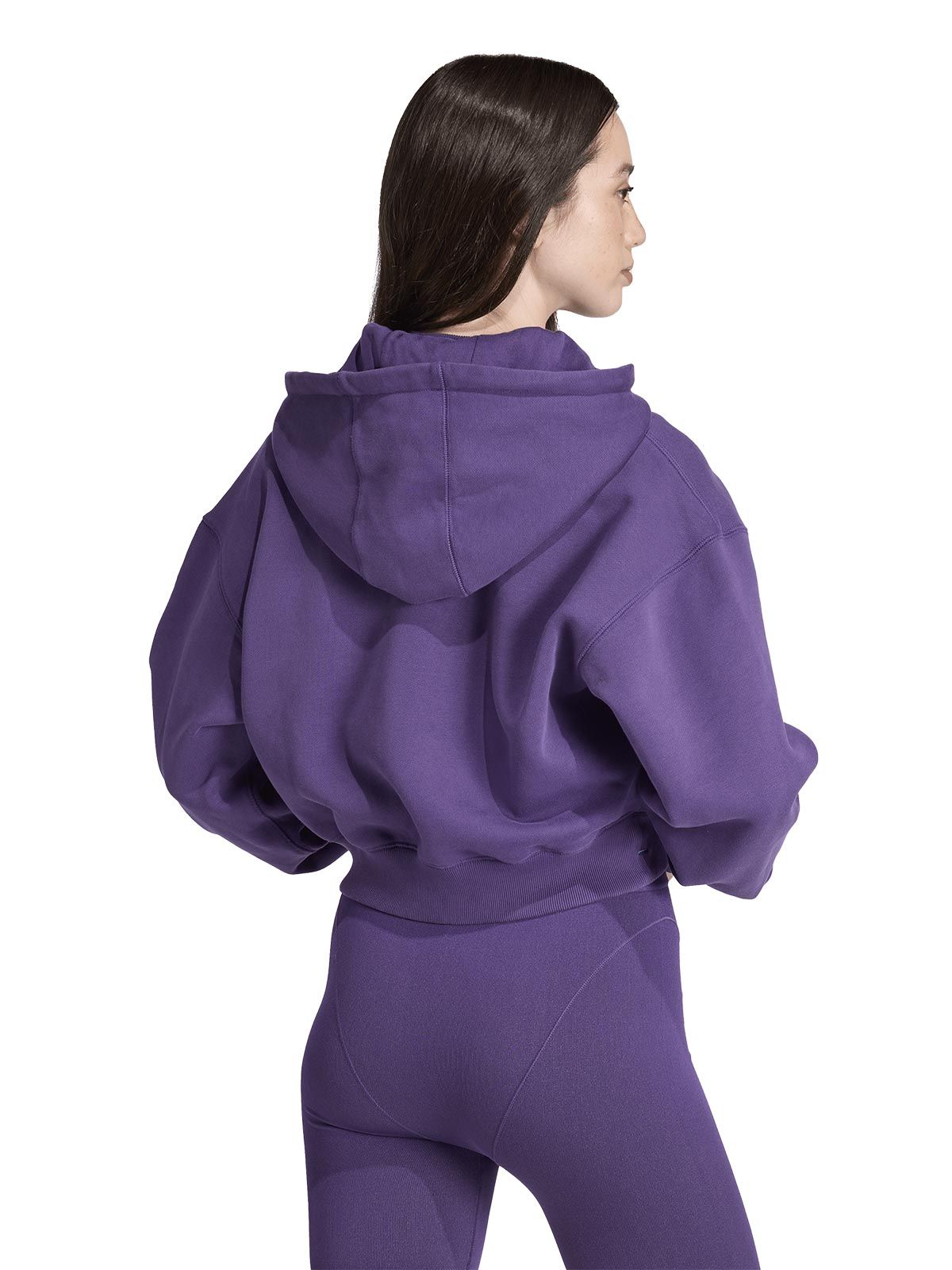 women's purple adidas hooded sweatshirt Quaranta Boutique Adidas