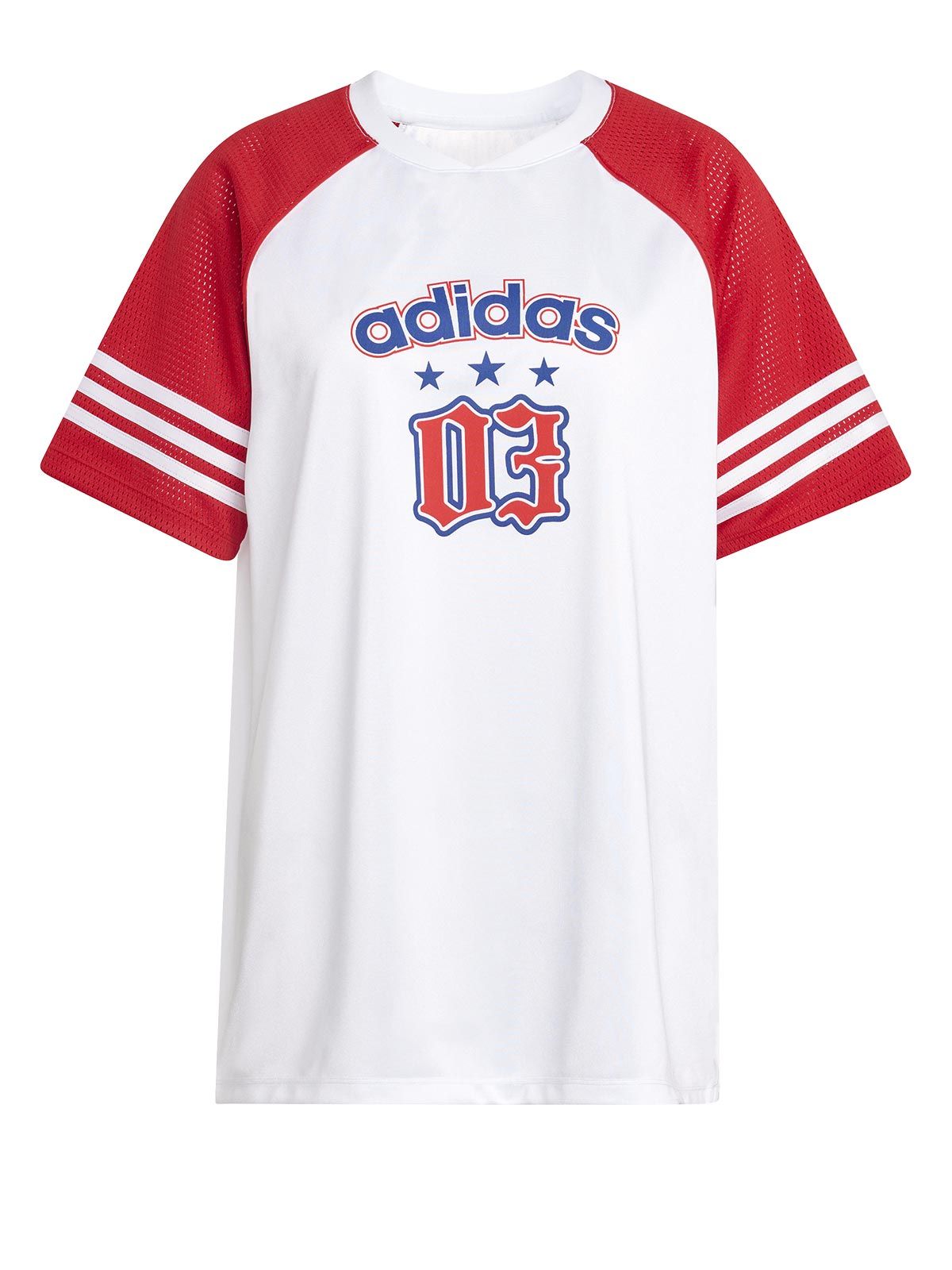 T-shirt bb bianca/rossa