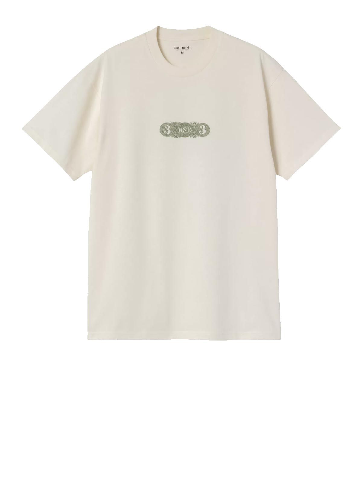 S/S 3 One 3 bianca T-shirt - Uomo