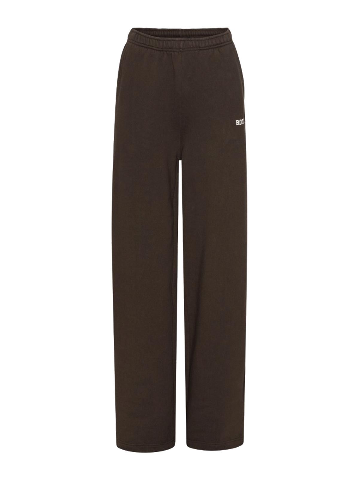 heavy straight sweatpants marrone