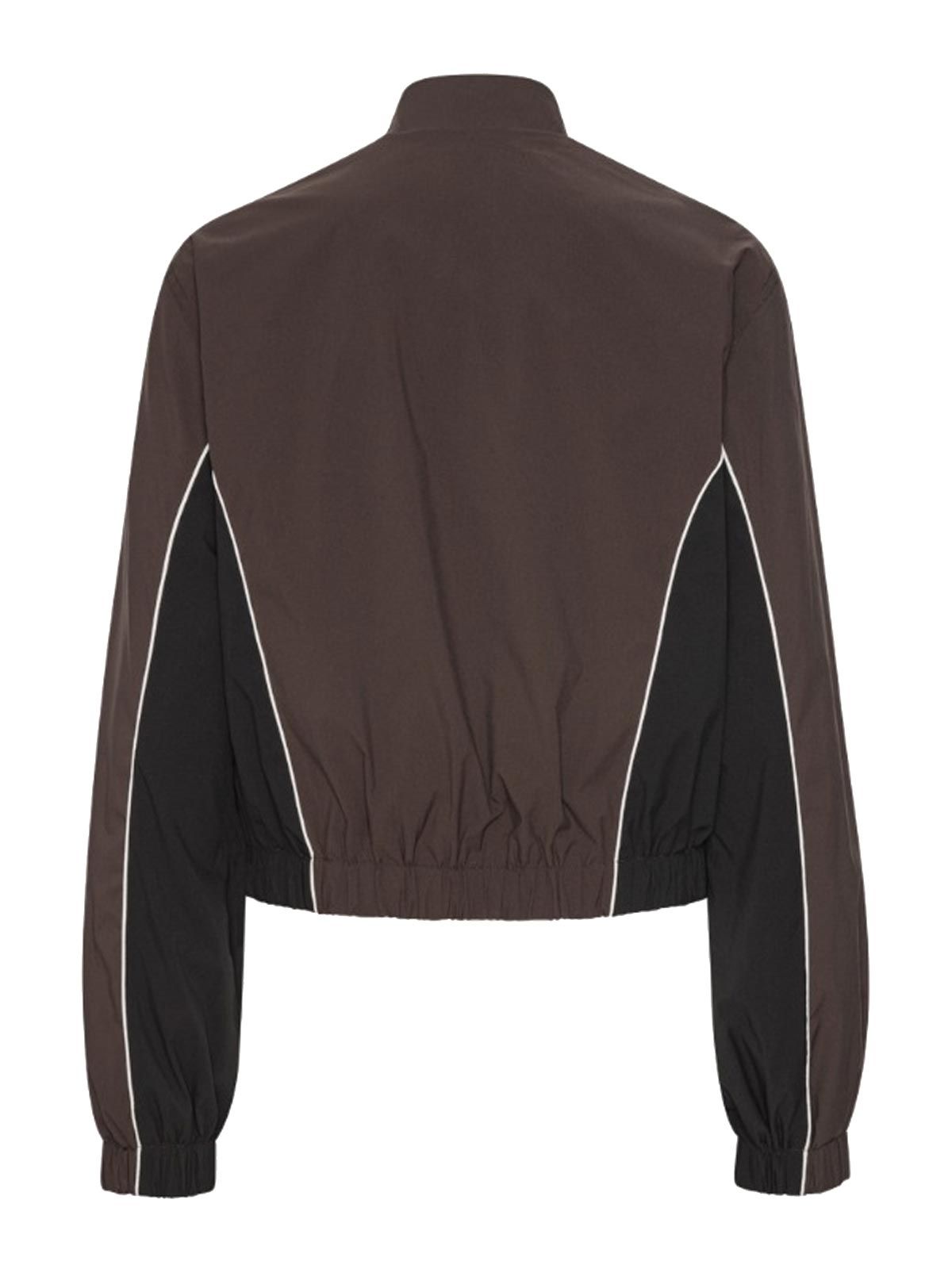 crispy woven jacket marrone ROTATE