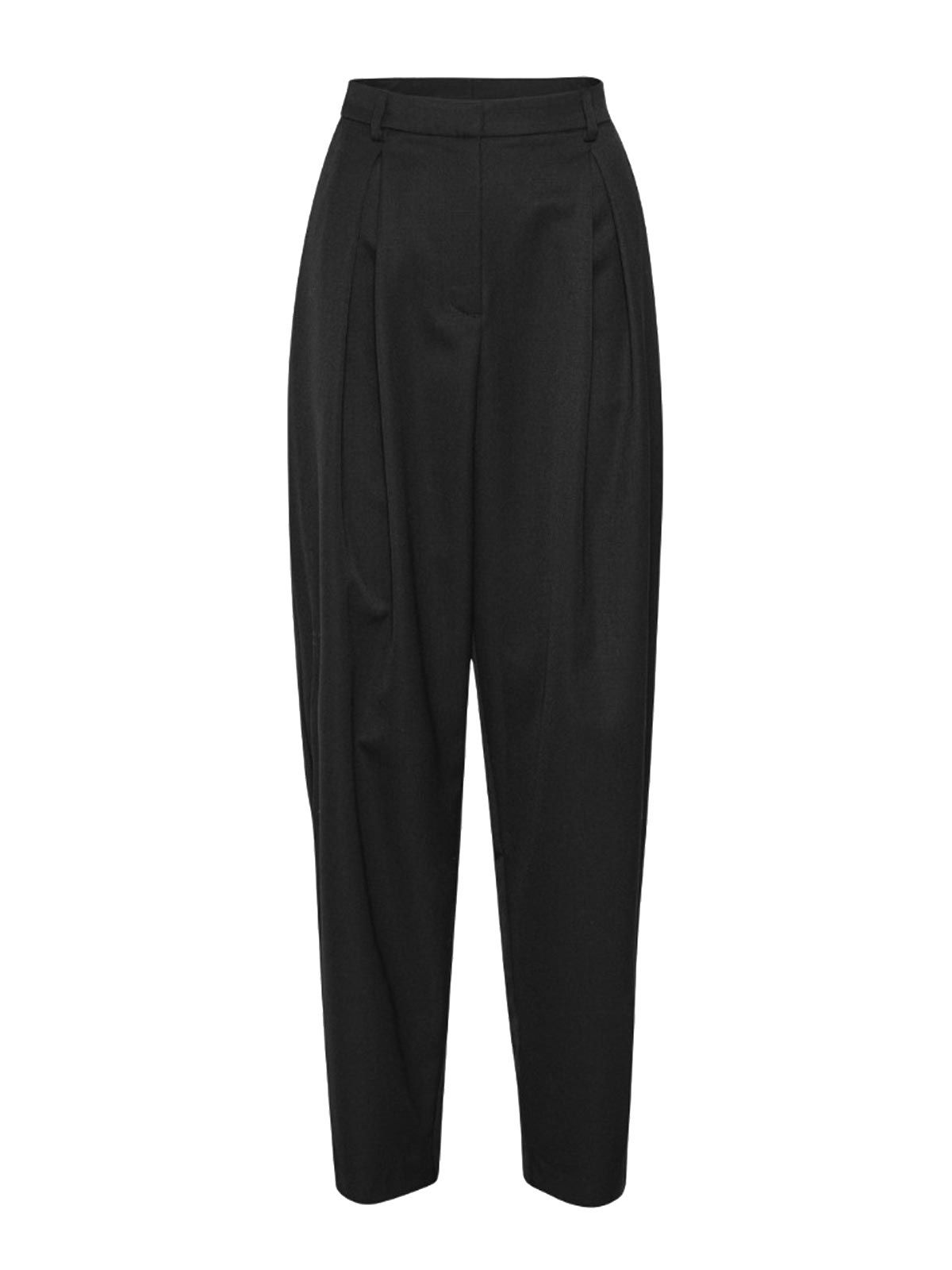 pleated tailored pants