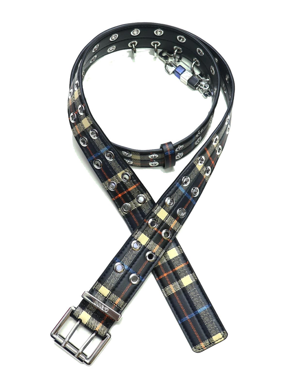 Double Eyelet Belt Check Safety Pin